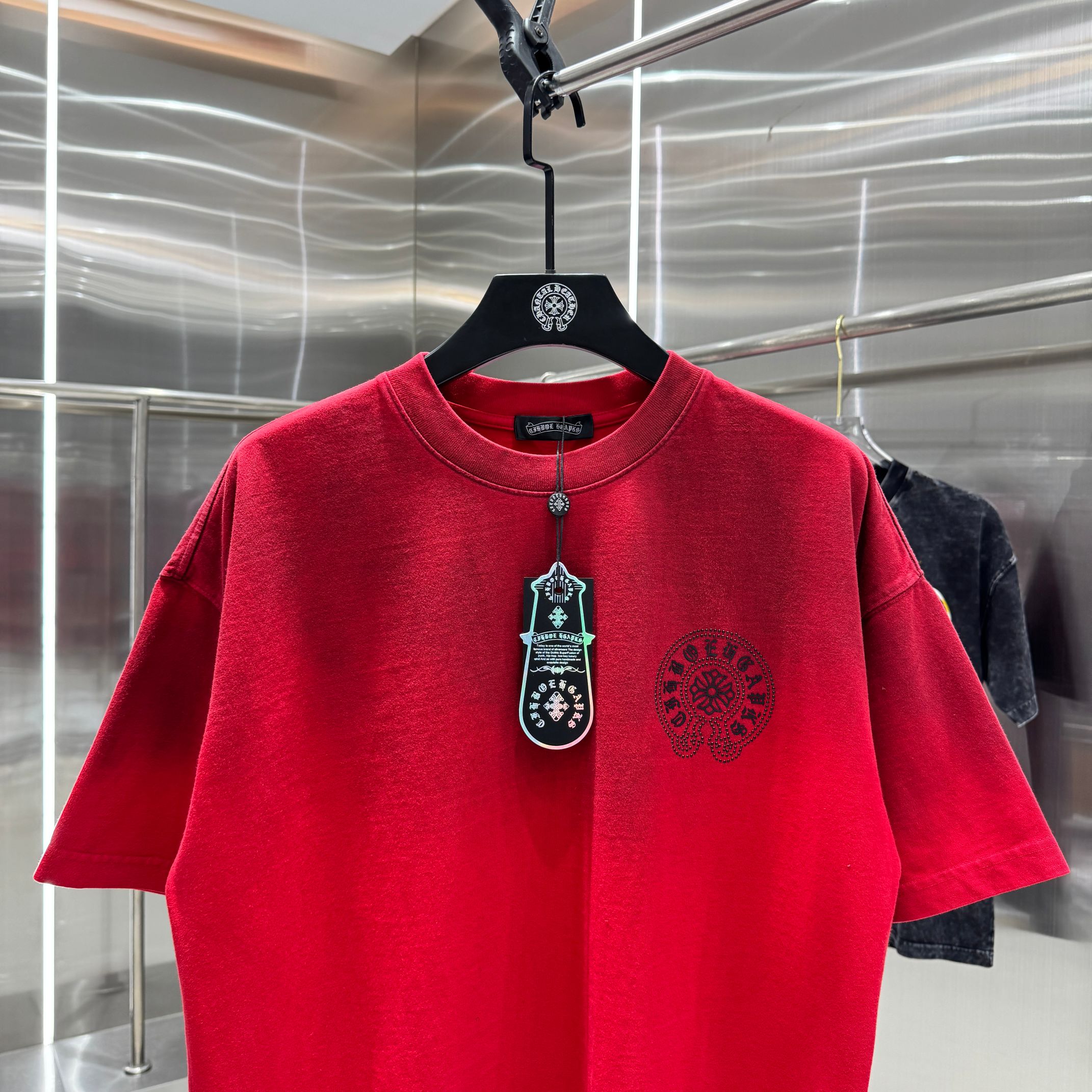 Chrome Hearts 克罗心 CH 春夏新款 2026 重工烫钻工艺短袖T恤 重工水洗面料350克重