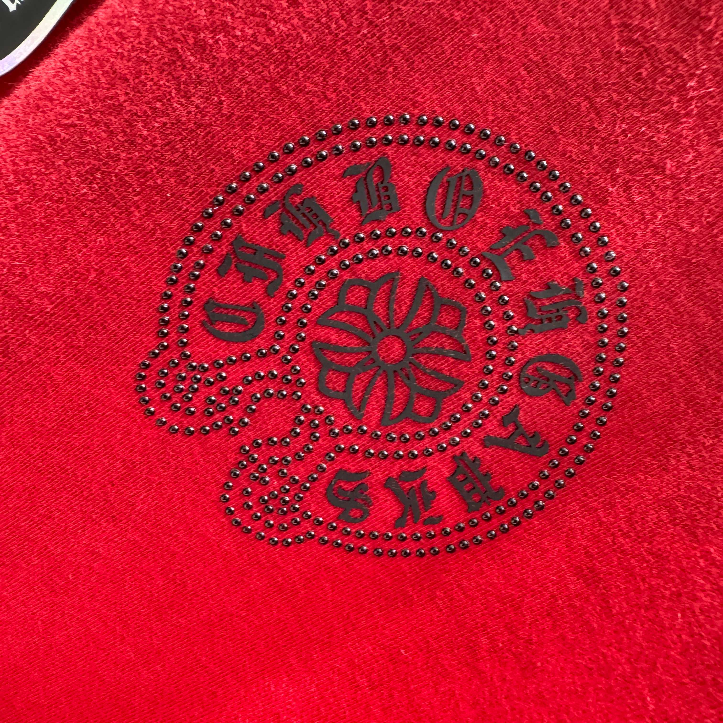 Chrome Hearts 克罗心 CH 春夏新款 2026 重工烫钻工艺短袖T恤 重工水洗面料350克重