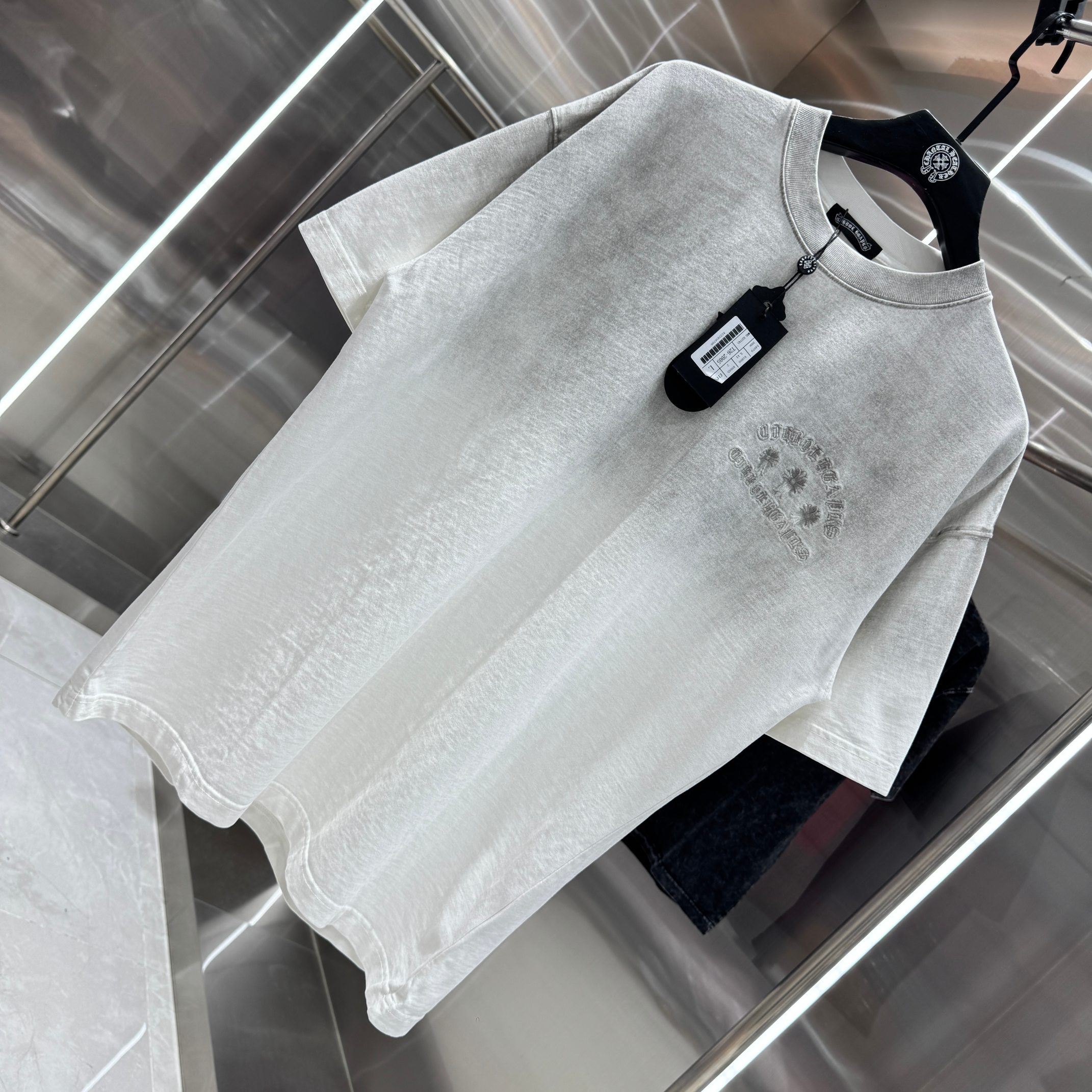 Chrome Hearts 克罗心 CH 春夏新款 2026 贴布绣绣花工艺短袖T恤 重工水洗面料350克重