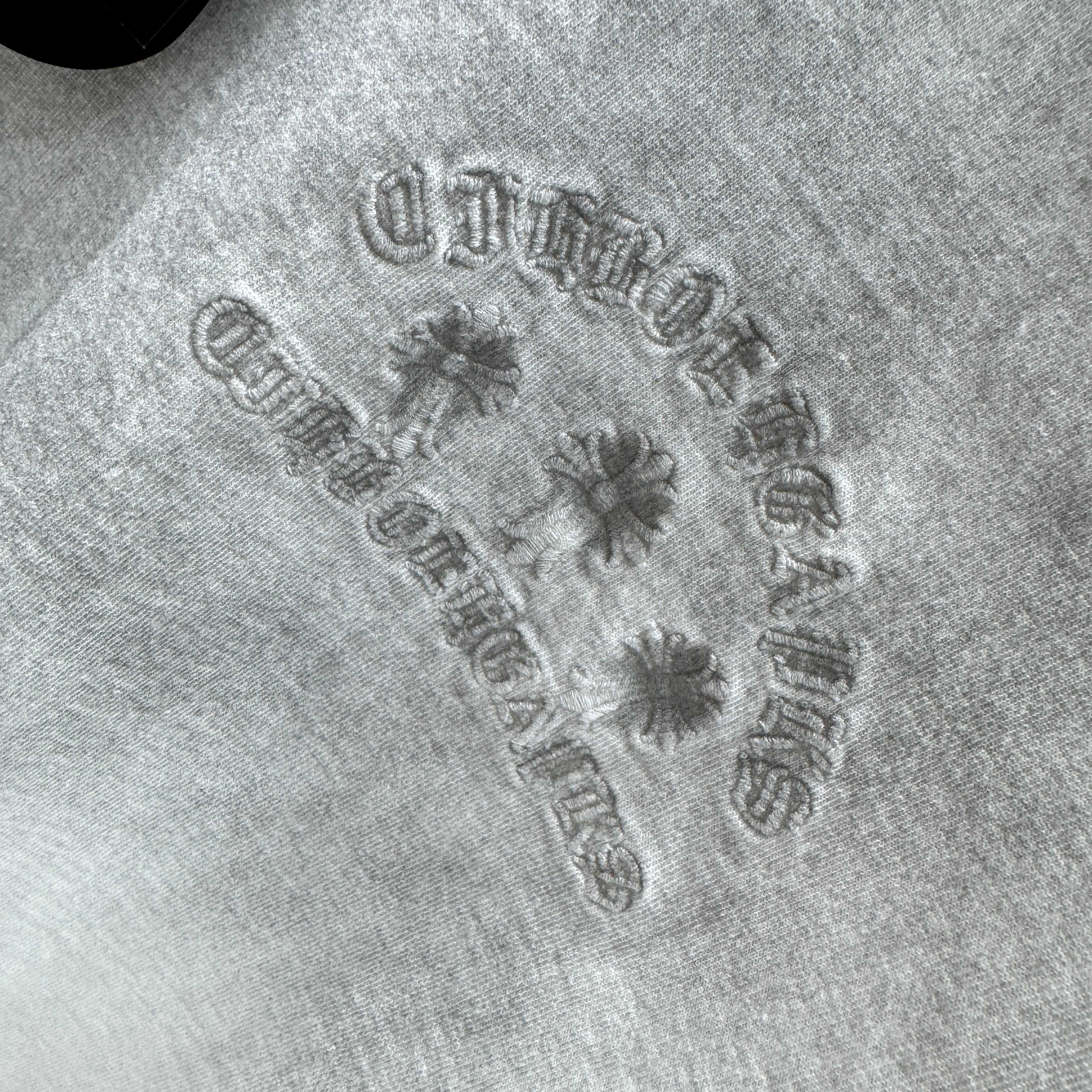 Chrome Hearts 克罗心 CH 春夏新款 2026 贴布绣绣花工艺短袖T恤 重工水洗面料350克重