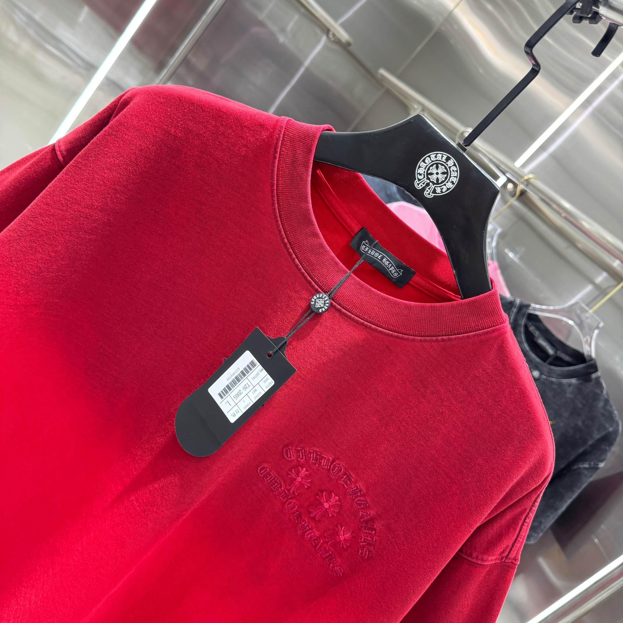 Chrome Hearts 克罗心 CH 春夏新款 2026 贴布绣绣花工艺短袖T恤 重工水洗面料350克重