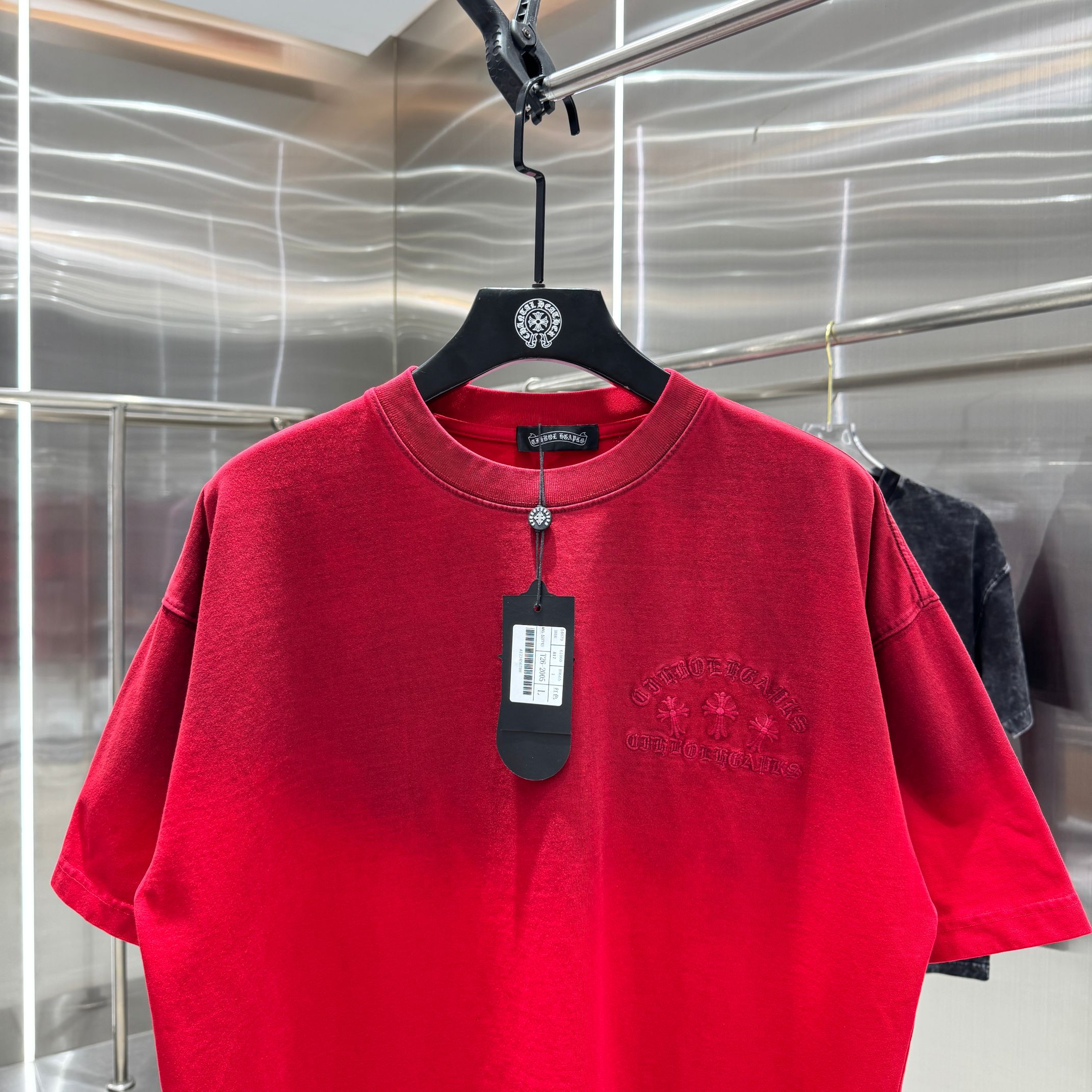 Chrome Hearts 克罗心 CH 春夏新款 2026 贴布绣绣花工艺短袖T恤 重工水洗面料350克重