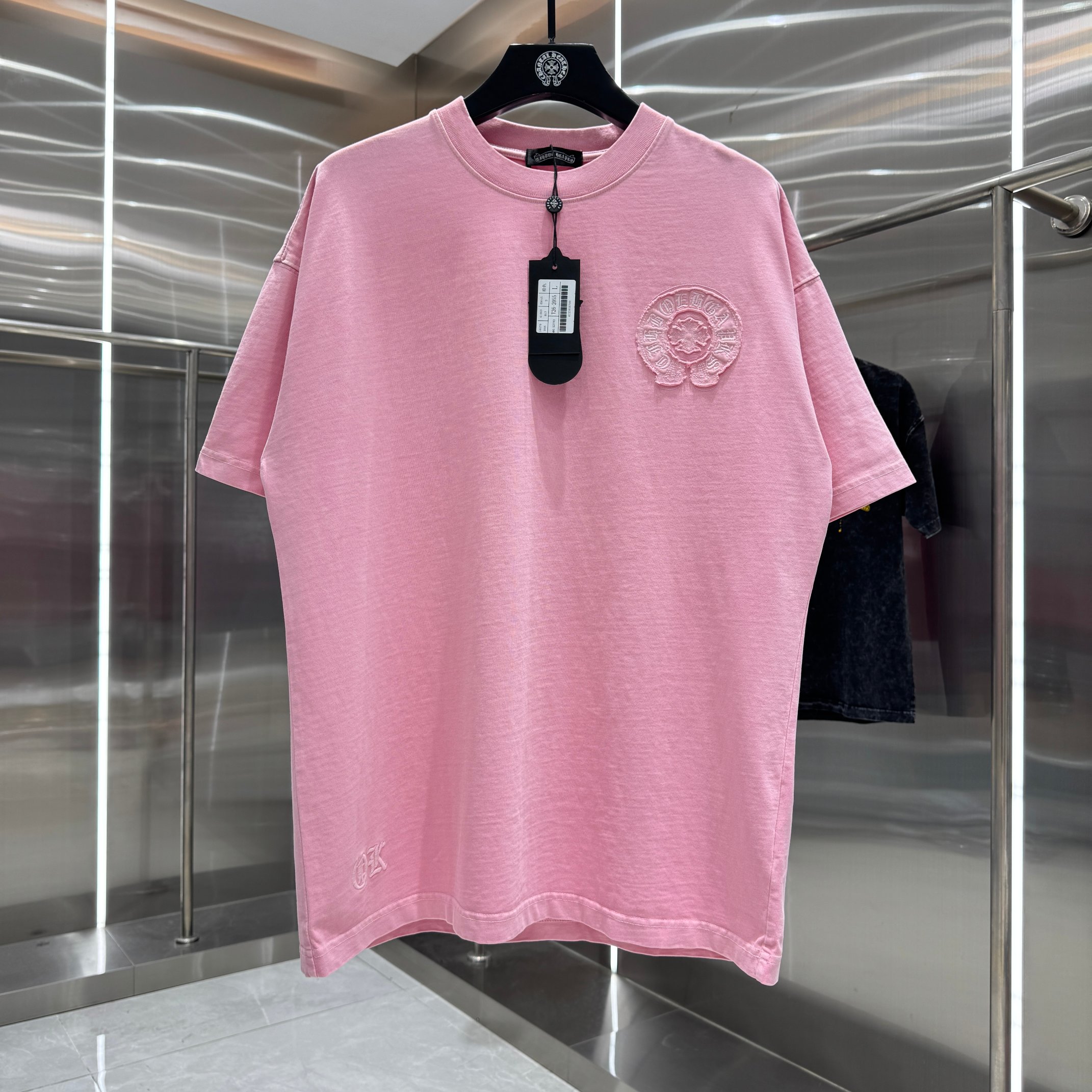 Chrome Hearts 克罗心 CH 春夏新款 2026 重工水洗贴布绣 万针刺绣工艺短袖T恤 重工面料300克重