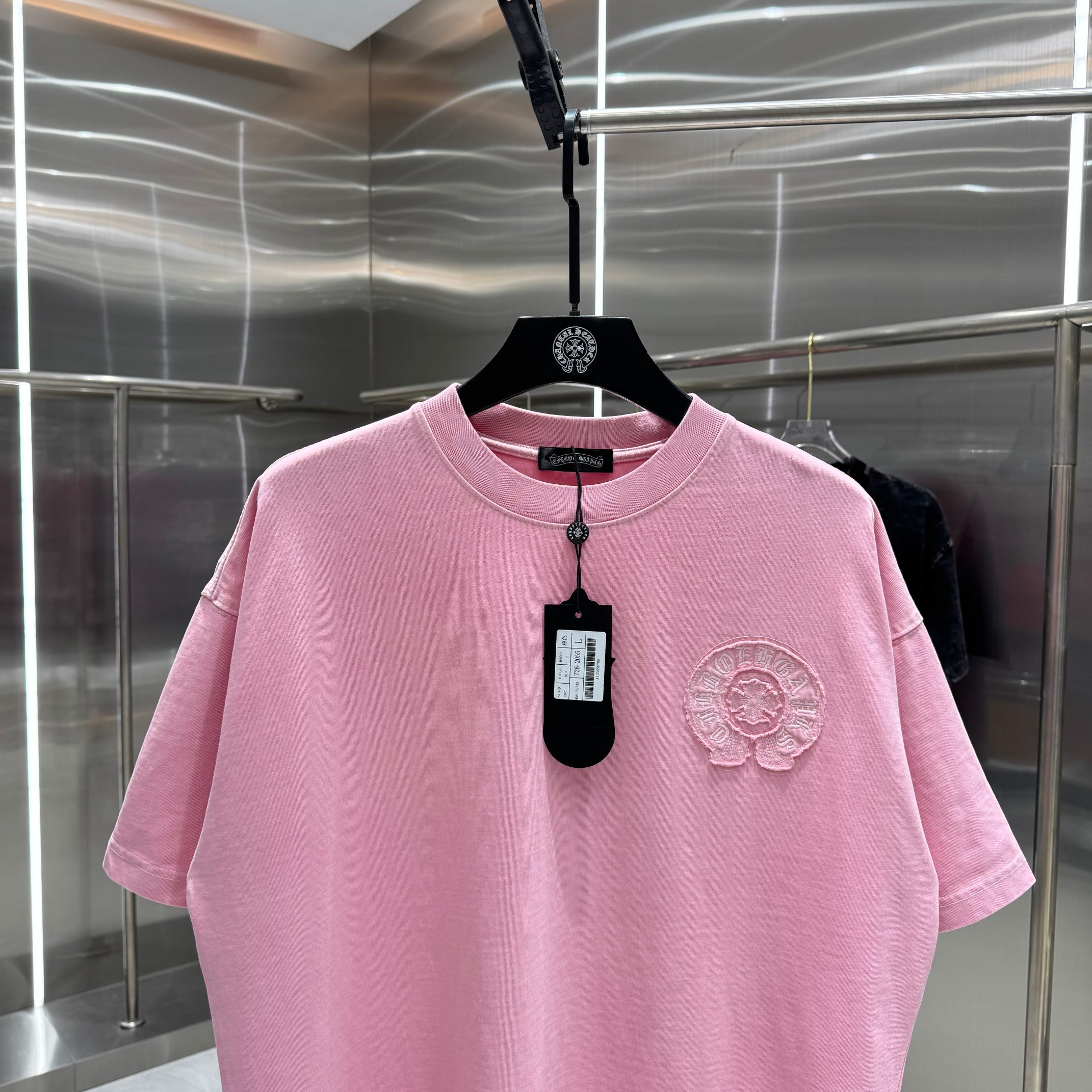 Chrome Hearts 克罗心 CH 春夏新款 2026 重工水洗贴布绣 万针刺绣工艺短袖T恤 重工面料300克重