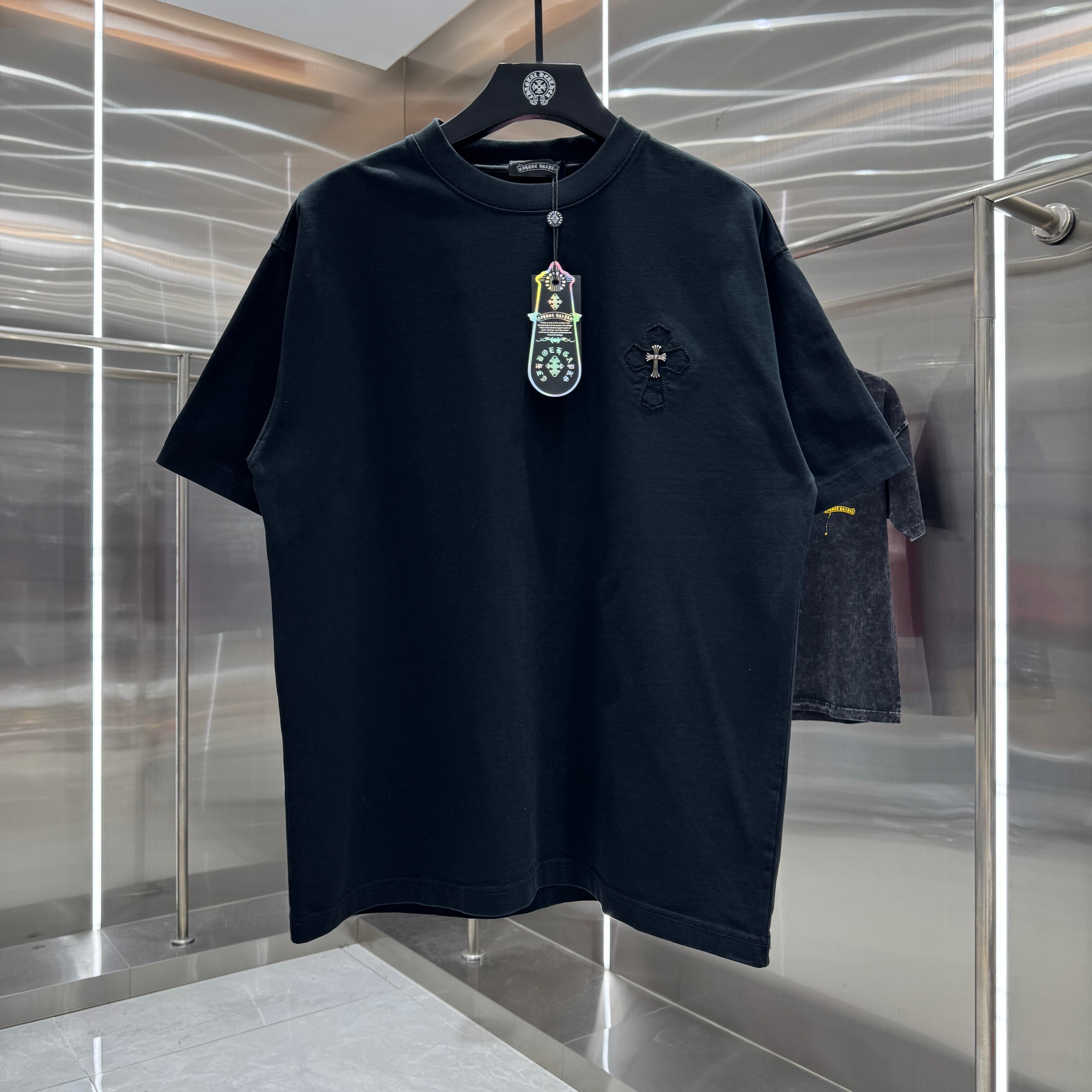 Chrome Hearts 克罗心 CH 春夏新款 2026 重工水洗贴布绣 万针刺绣工艺短袖T恤 重工面料310克重
