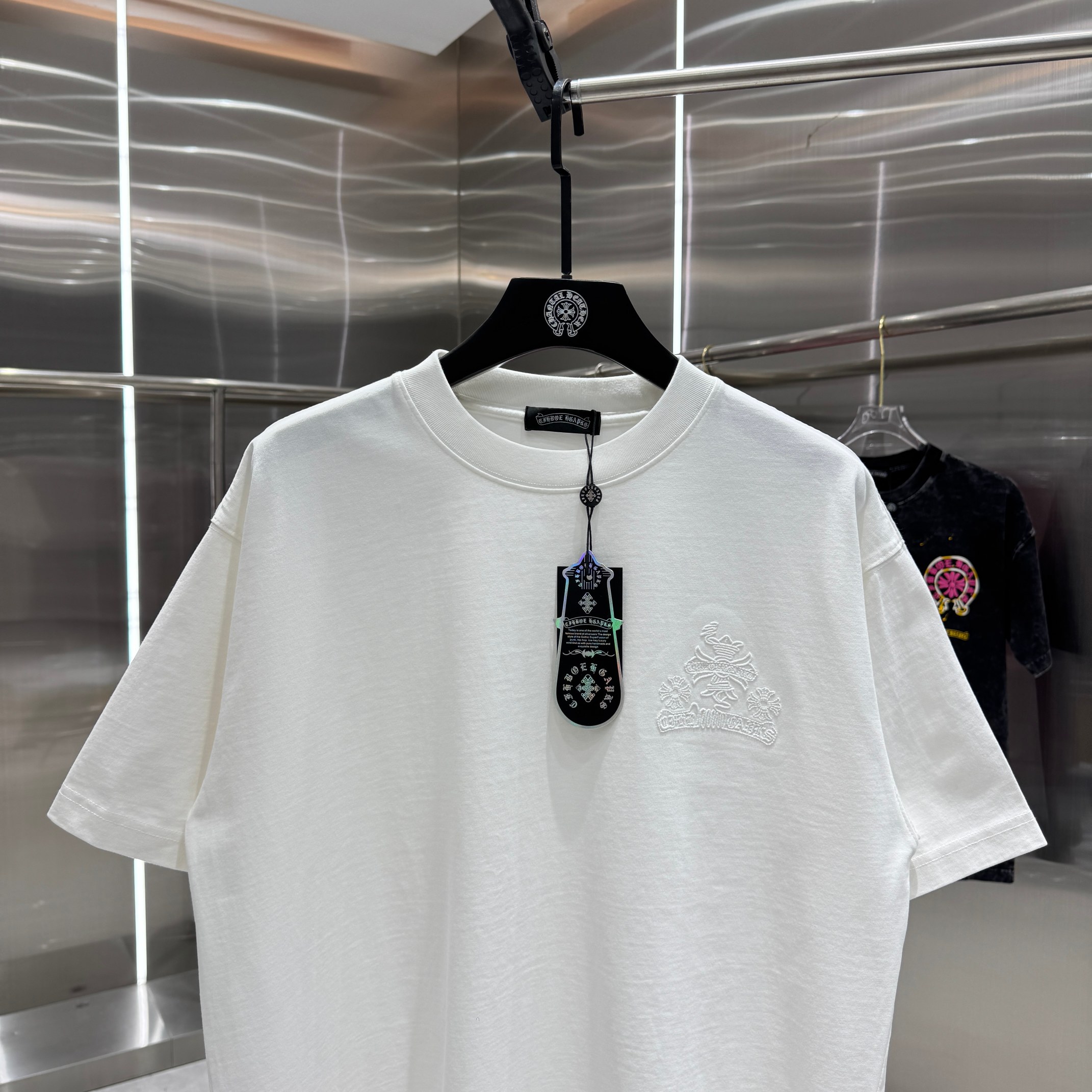 Chrome Hearts 克罗心 CH 春夏新款 2026 重工水洗镂空绣 万针刺绣工艺短袖T恤 重工面料300克重