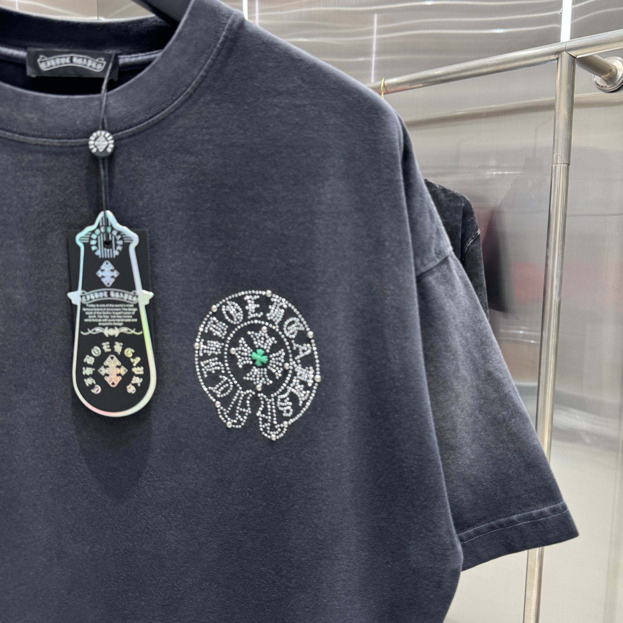 Chrome Hearts 克罗心 CH 春夏新款 2026 重工进口钻烫钻绣工艺短袖T恤 重工面料320克重