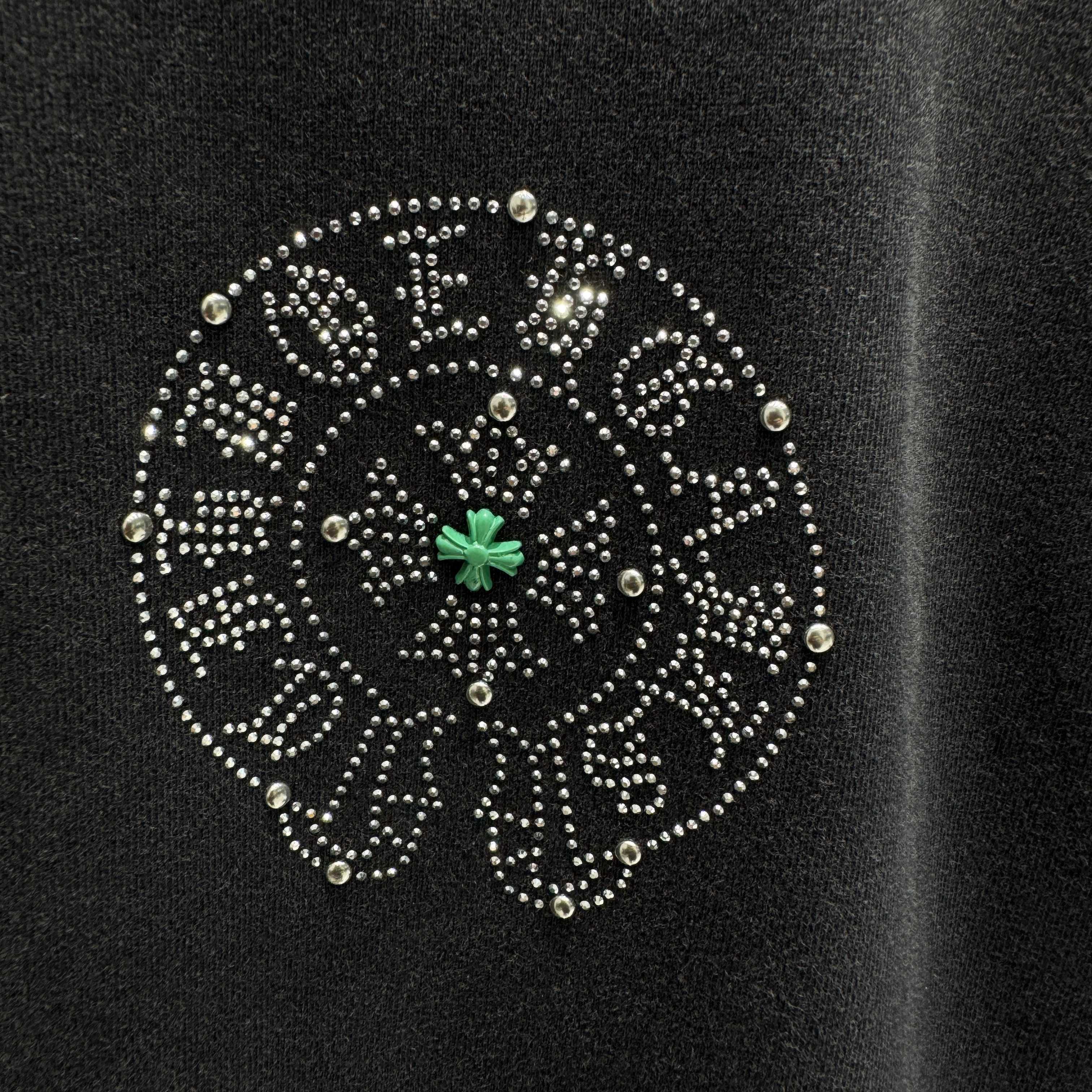 Chrome Hearts 克罗心 CH 春夏新款 2026 重工进口钻烫钻绣工艺短袖T恤 重工面料320克重