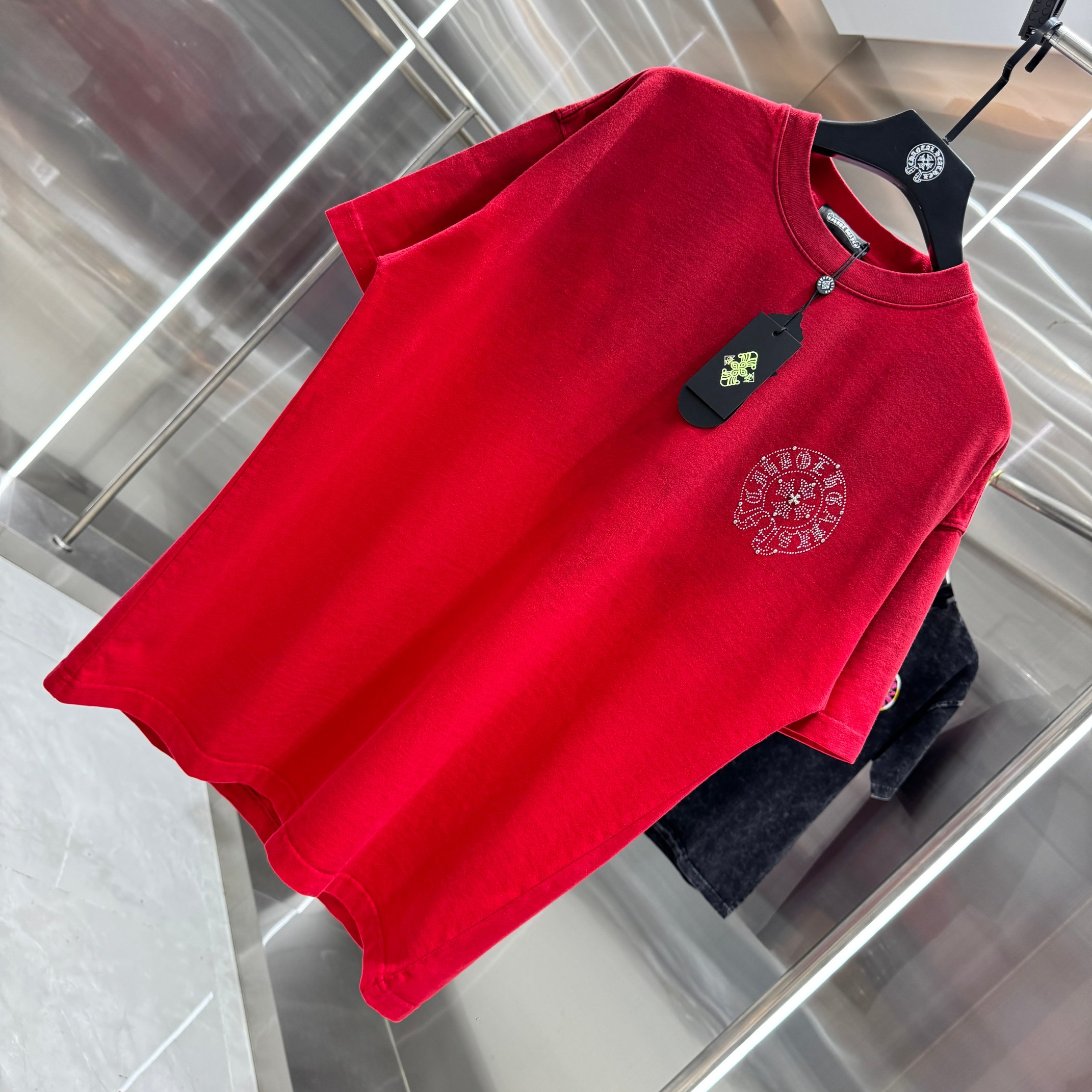 Chrome Hearts 克罗心 CH 春夏新款 2026 重工进口钻烫钻绣工艺短袖T恤 重工面料320克重
