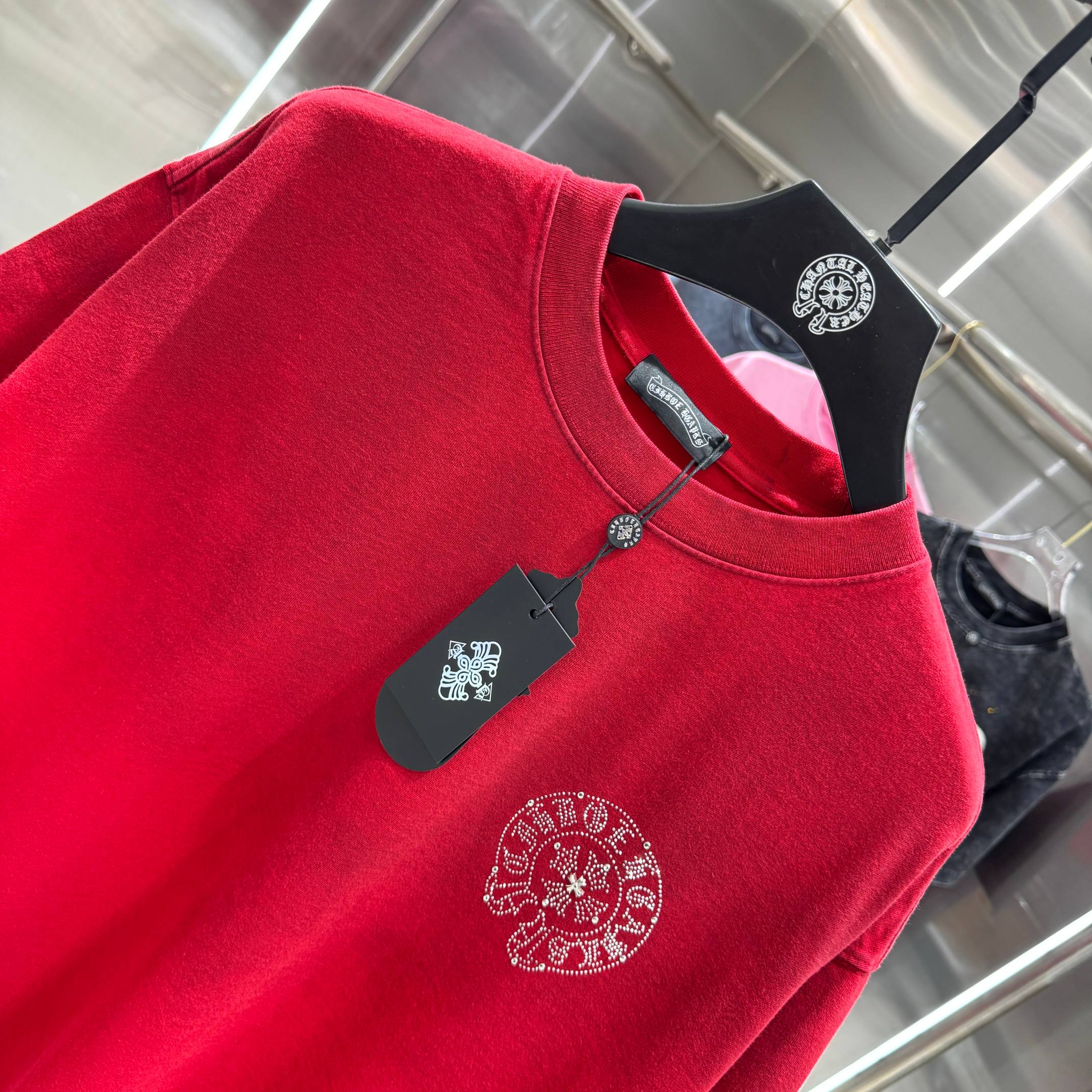 Chrome Hearts 克罗心 CH 春夏新款 2026 重工进口钻烫钻绣工艺短袖T恤 重工面料320克重
