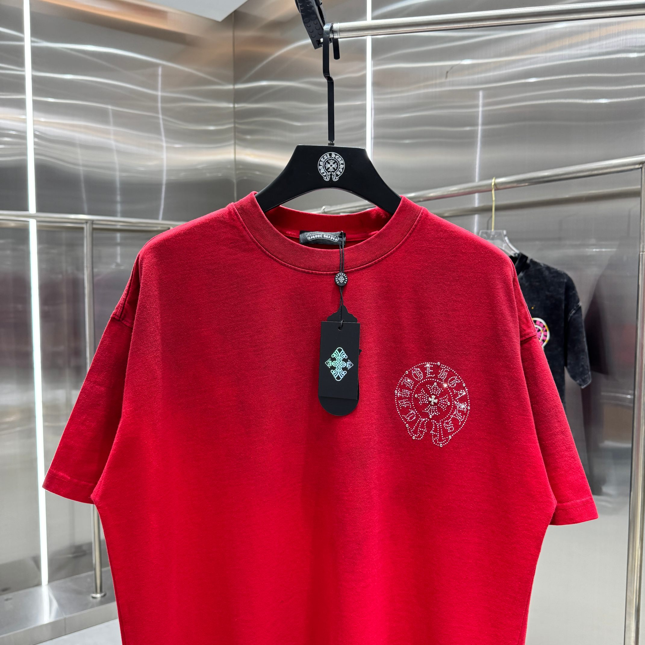 Chrome Hearts 克罗心 CH 春夏新款 2026 重工进口钻烫钻绣工艺短袖T恤 重工面料320克重
