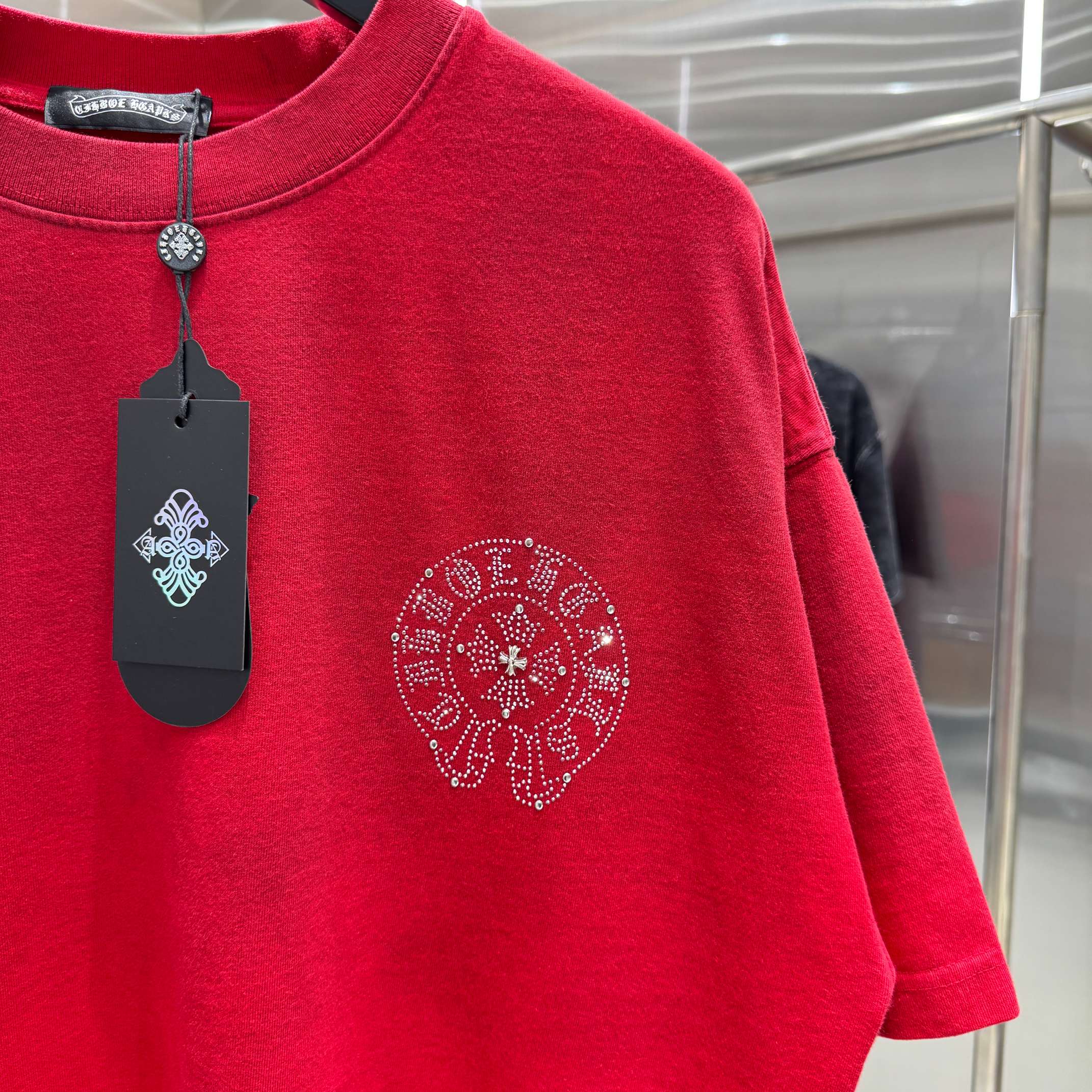 Chrome Hearts 克罗心 CH 春夏新款 2026 重工进口钻烫钻绣工艺短袖T恤 重工面料320克重