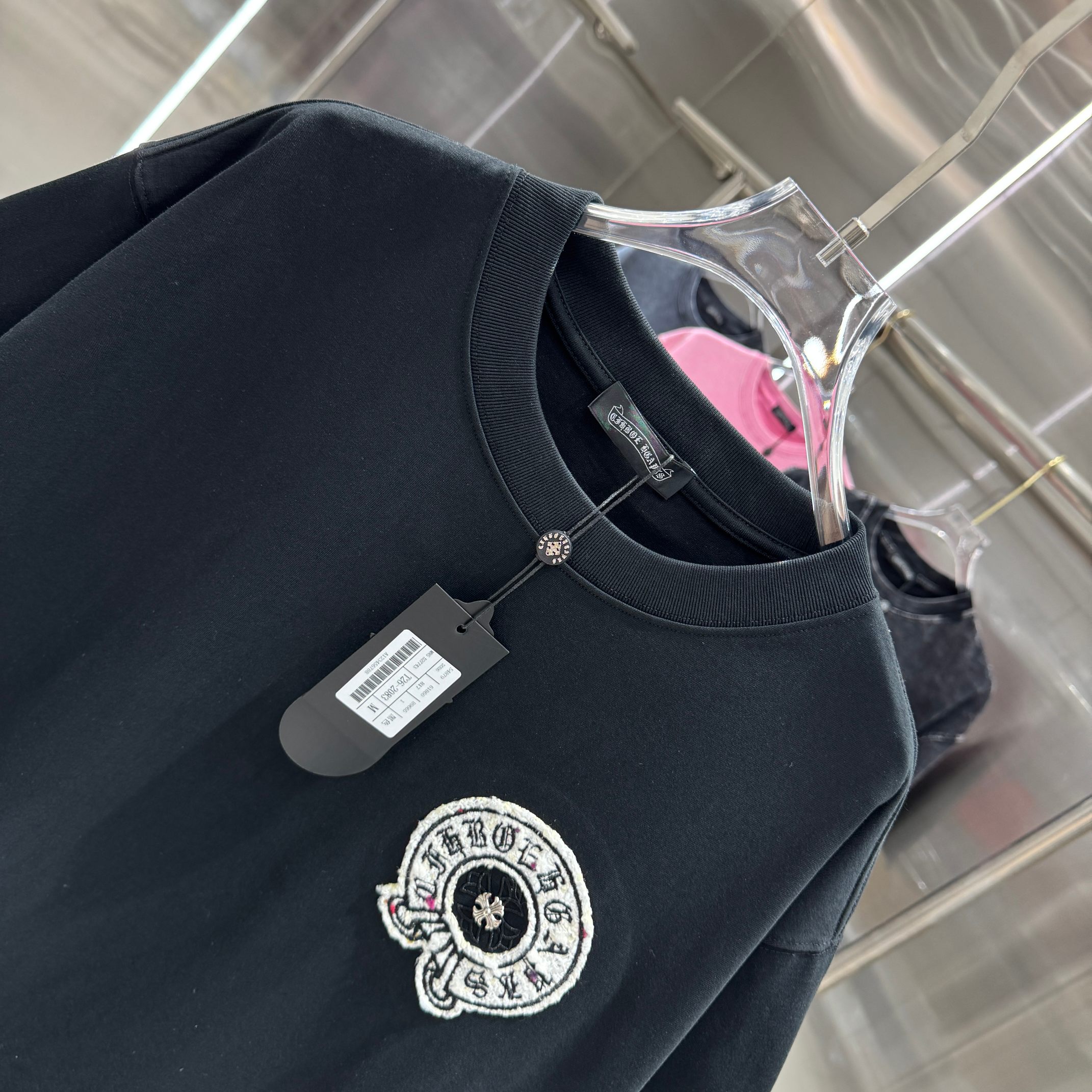 Chrome Hearts 克罗心 CH 春夏新款 2026 重工小香风贴布绣花工艺短袖T恤 重工面料300克重