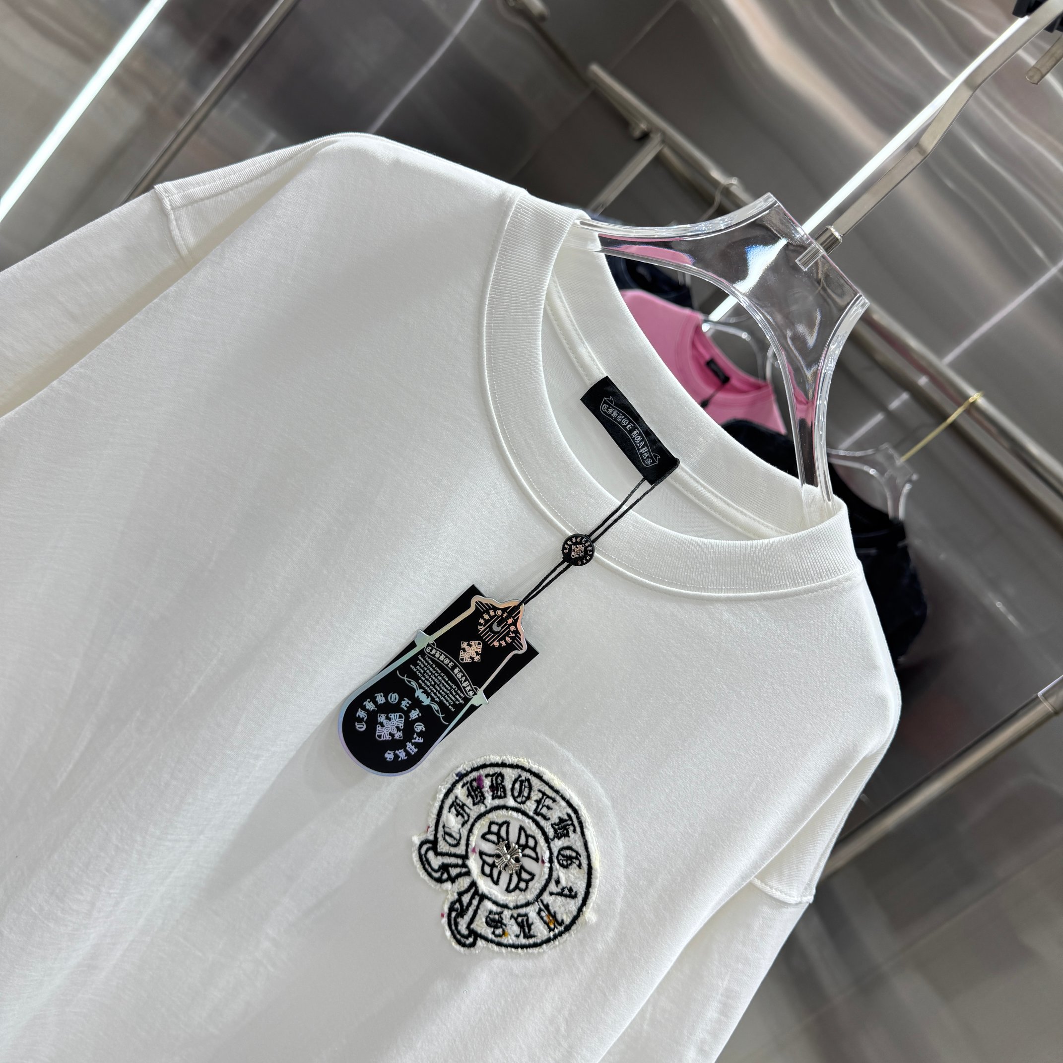 Chrome Hearts 克罗心 CH 春夏新款 2026 重工小香风贴布绣花工艺短袖T恤 重工面料300克重