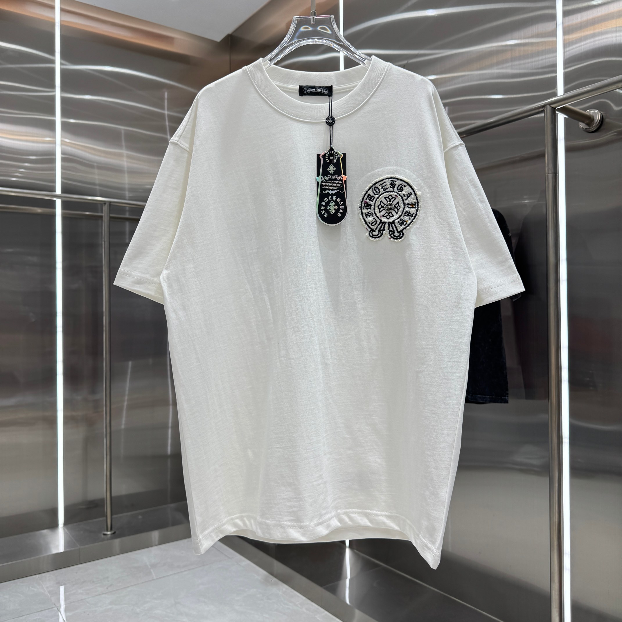 Chrome Hearts 克罗心 CH 春夏新款 2026 重工小香风贴布绣花工艺短袖T恤 重工面料300克重