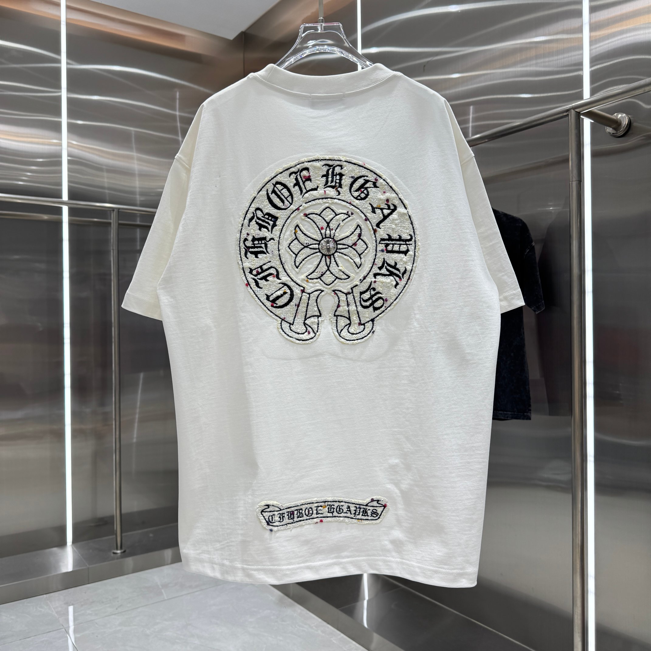 Chrome Hearts 克罗心 CH 春夏新款 2026 重工小香风贴布绣花工艺短袖T恤 重工面料300克重
