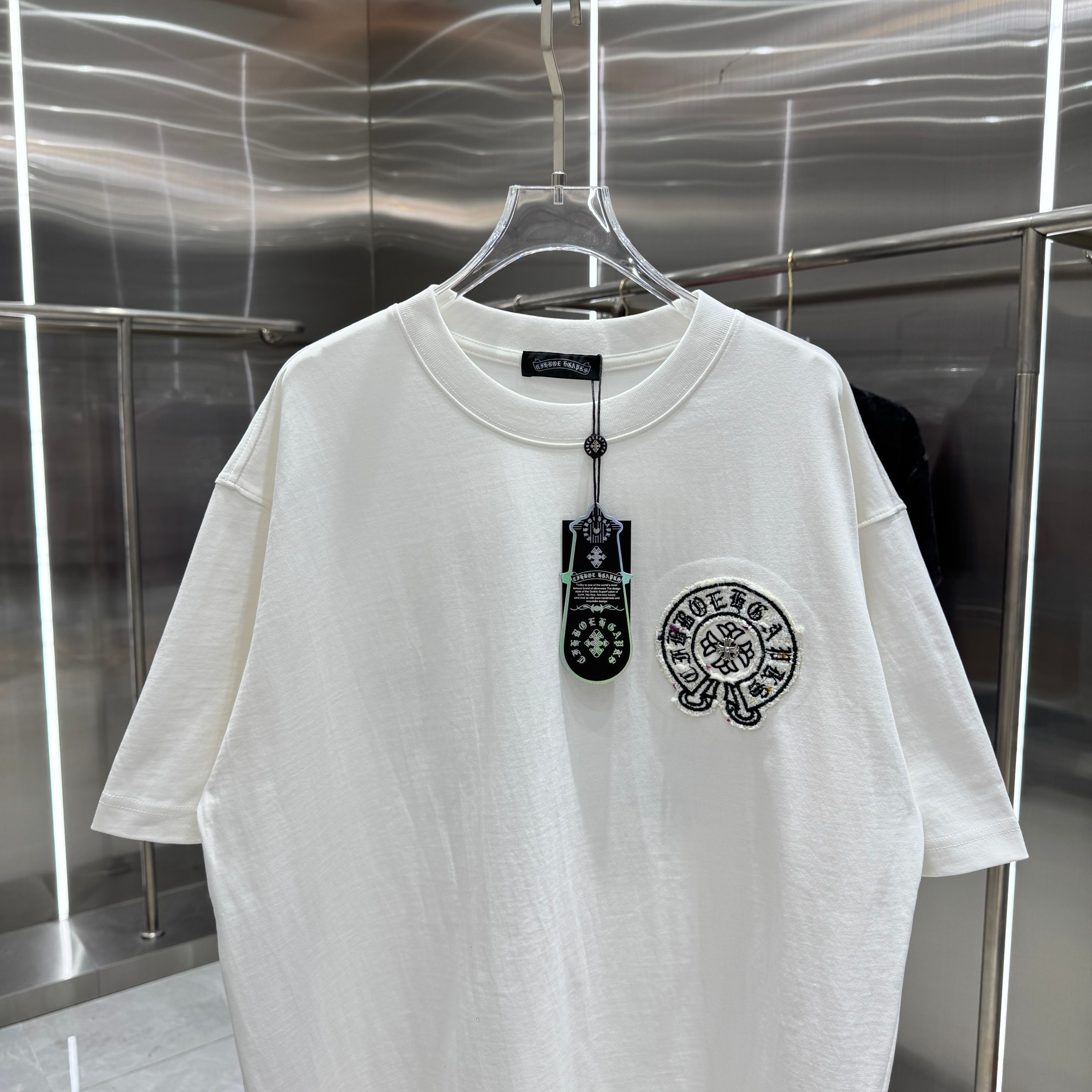 Chrome Hearts 克罗心 CH 春夏新款 2026 重工小香风贴布绣花工艺短袖T恤 重工面料300克重