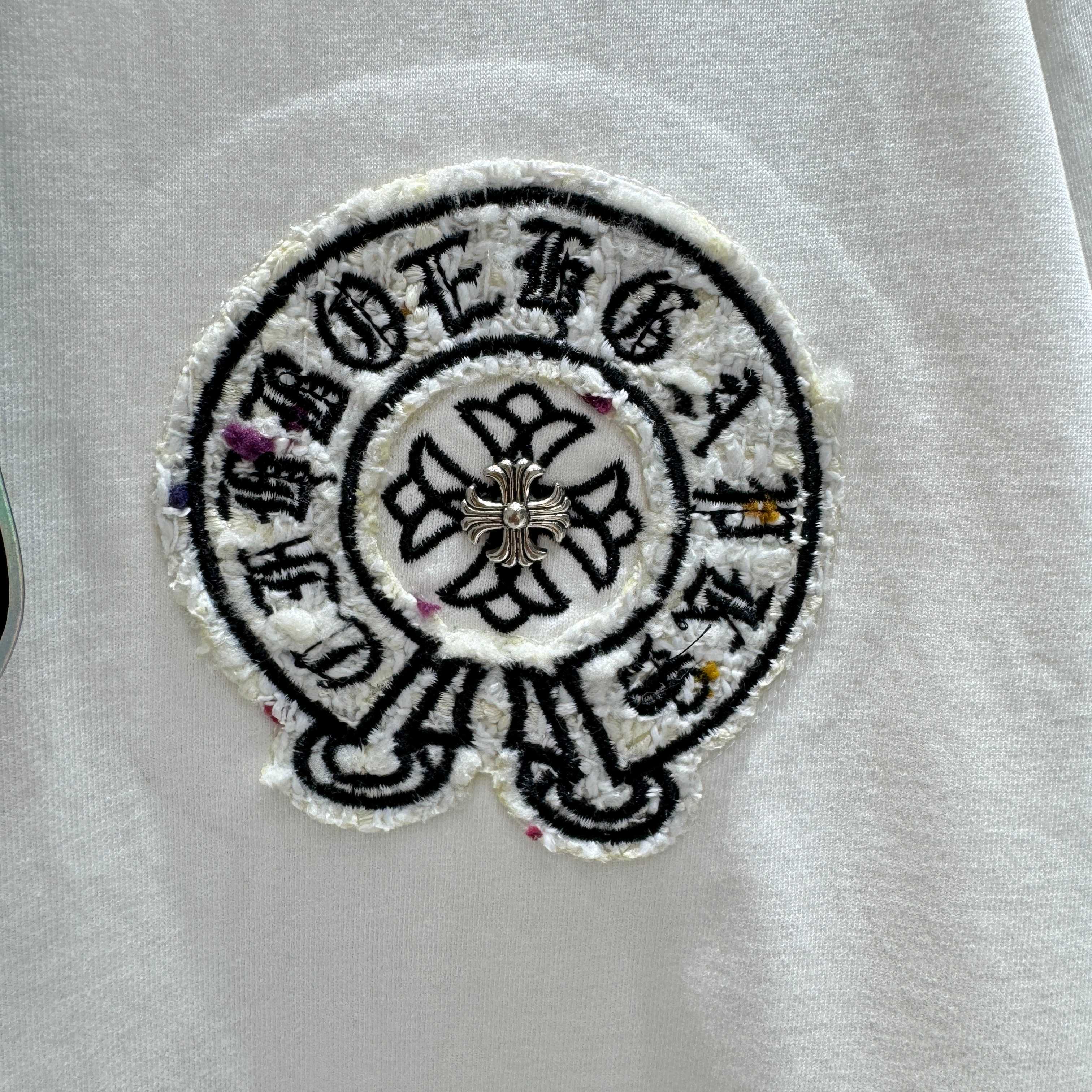 Chrome Hearts 克罗心 CH 春夏新款 2026 重工小香风贴布绣花工艺短袖T恤 重工面料300克重