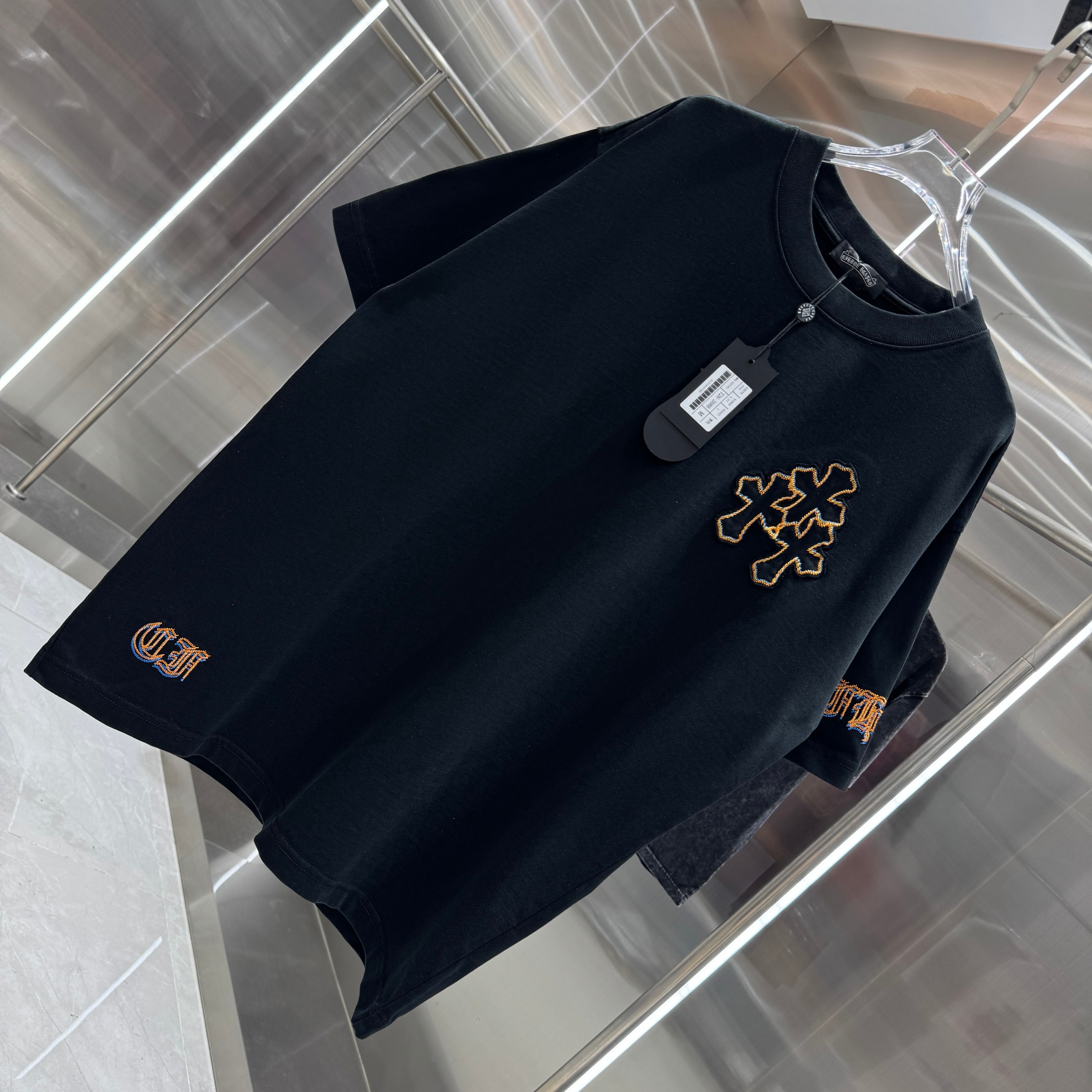 Chrome Hearts 克罗心 CH 春夏新款 2026 贴布绣花工艺短袖T恤 重工面料300克重