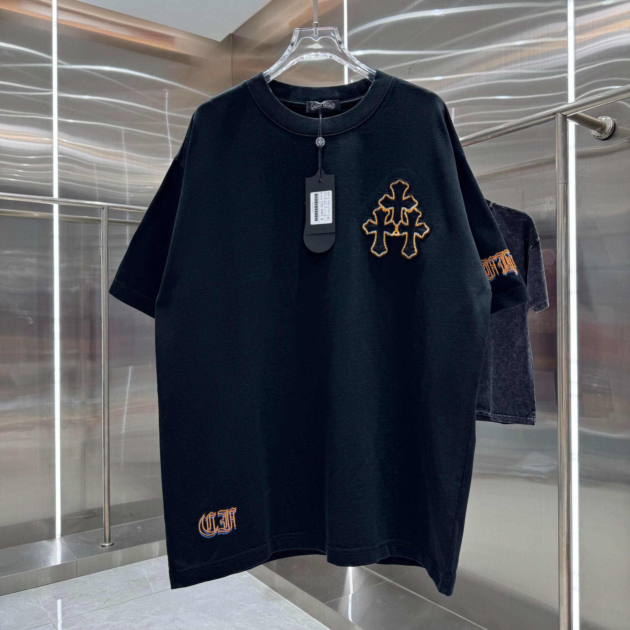 Chrome Hearts 克罗心 CH 春夏新款 2026 贴布绣花工艺短袖T恤 重工面料300克重