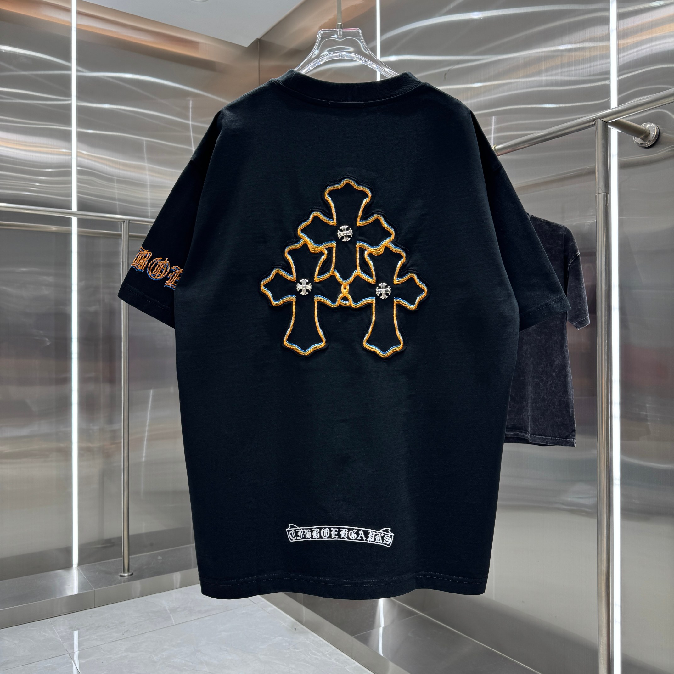 Chrome Hearts 克罗心 CH 春夏新款 2026 贴布绣花工艺短袖T恤 重工面料300克重