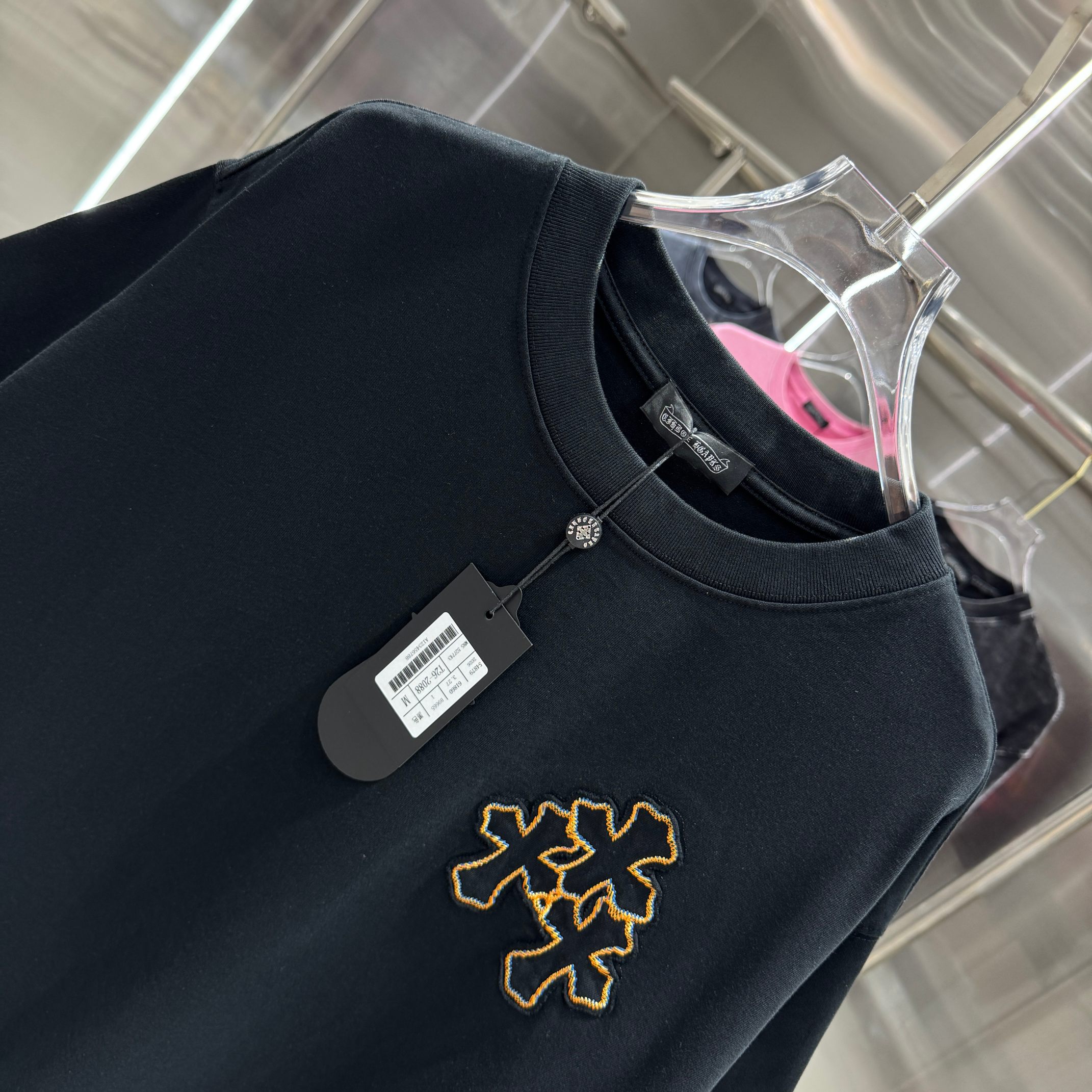 Chrome Hearts 克罗心 CH 春夏新款 2026 贴布绣花工艺短袖T恤 重工面料300克重