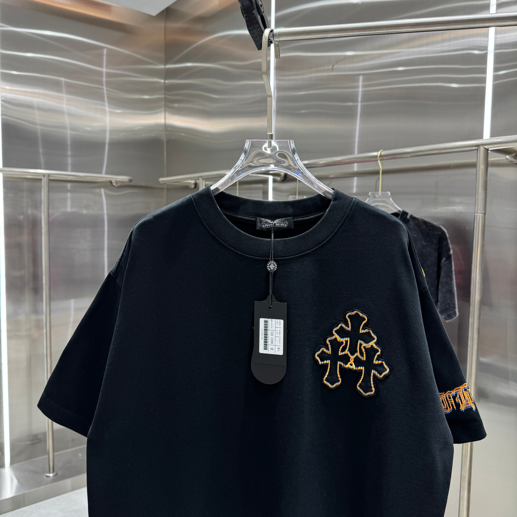 Chrome Hearts 克罗心 CH 春夏新款 2026 贴布绣花工艺短袖T恤 重工面料300克重