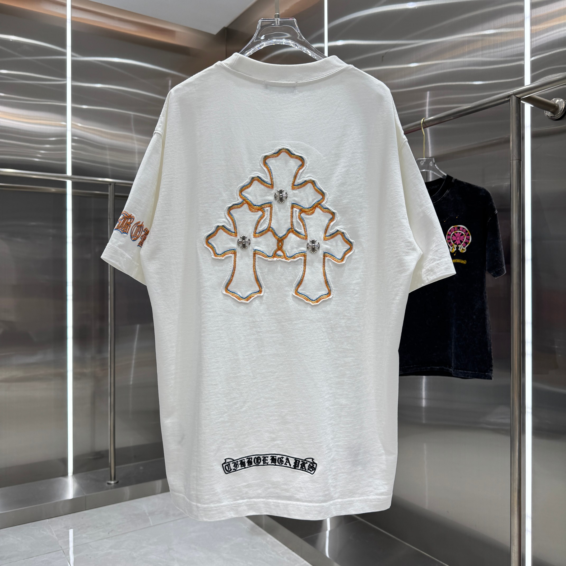 Chrome Hearts 克罗心 CH 春夏新款 2026 贴布绣花工艺短袖T恤 重工面料300克重