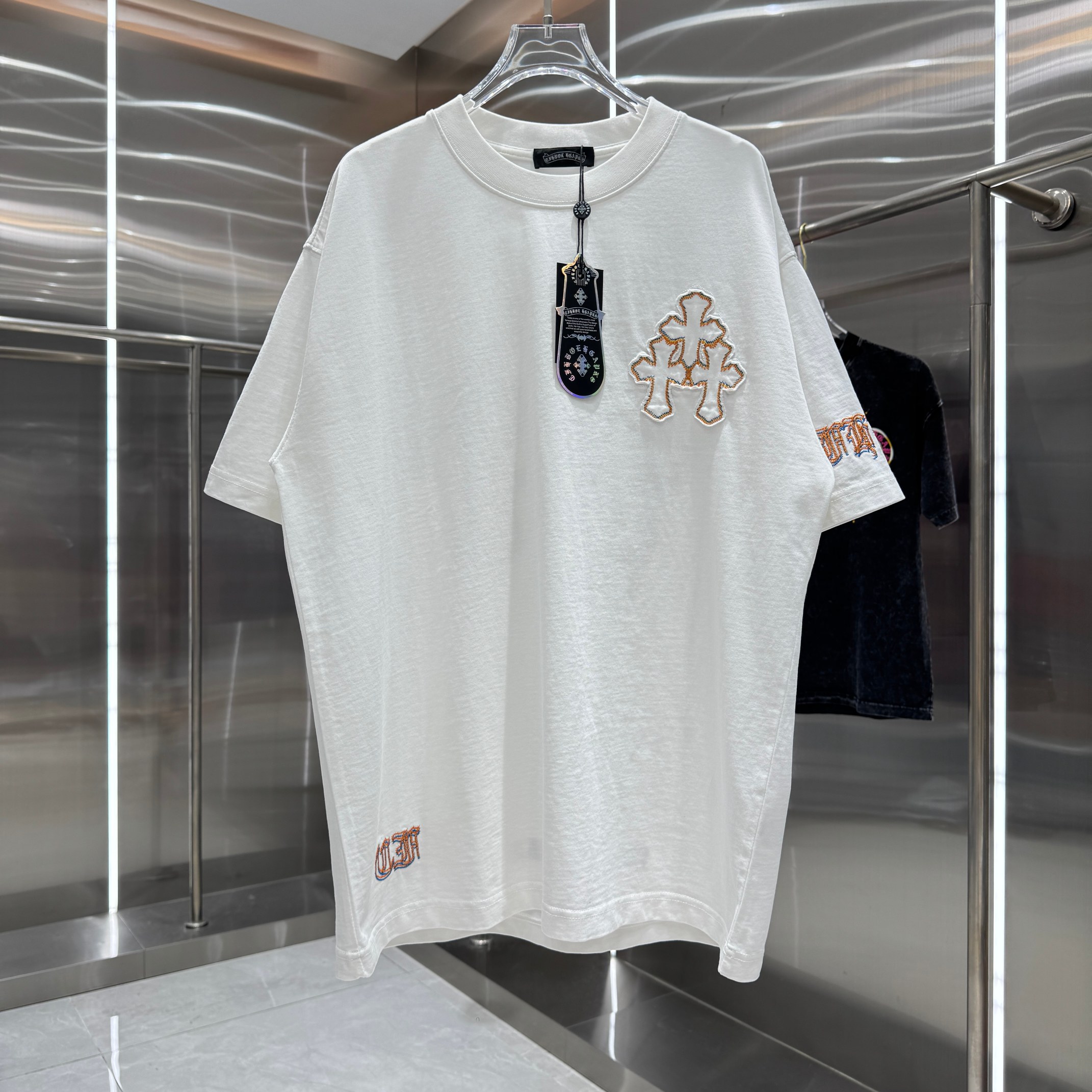 Chrome Hearts 克罗心 CH 春夏新款 2026 贴布绣花工艺短袖T恤 重工面料300克重