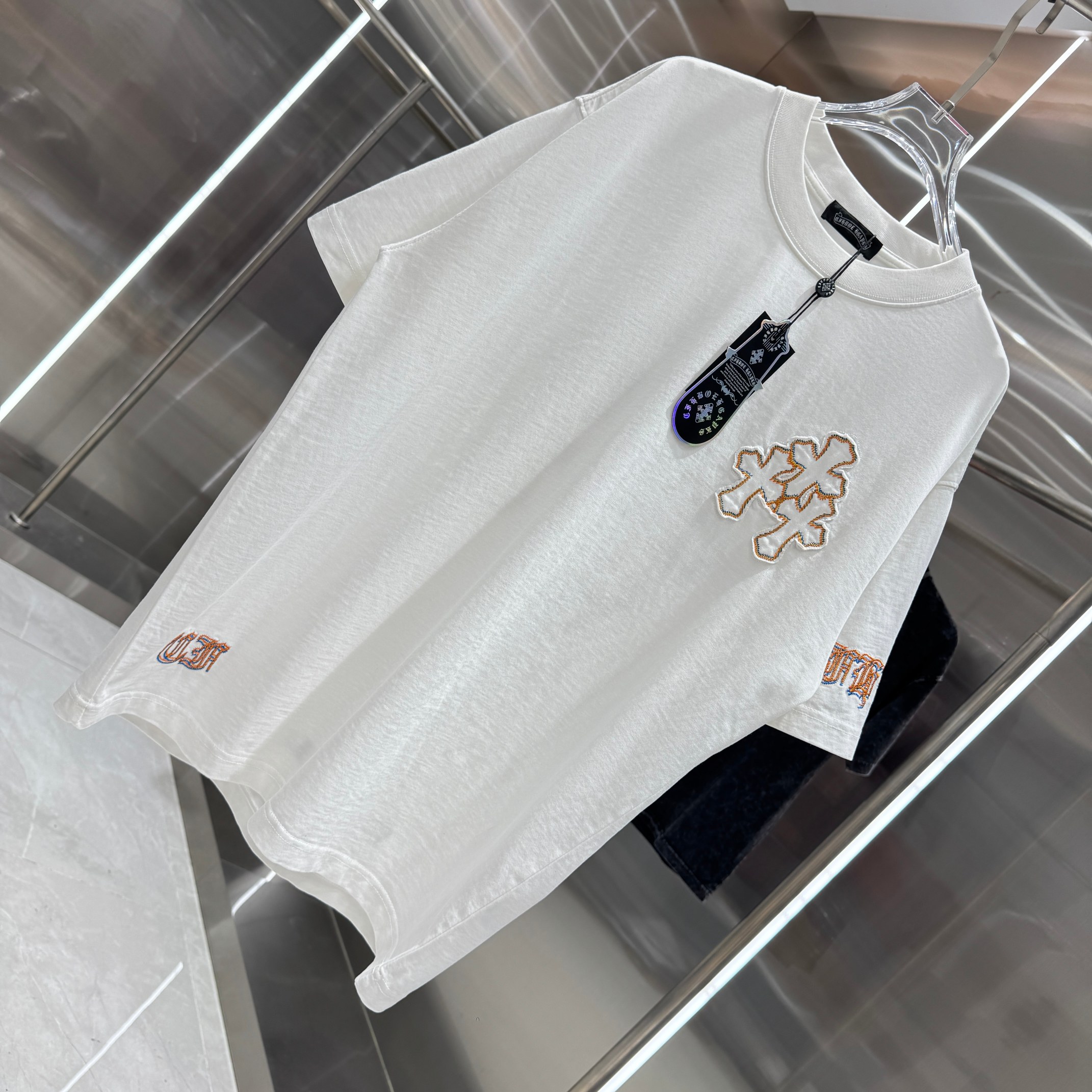 Chrome Hearts 克罗心 CH 春夏新款 2026 贴布绣花工艺短袖T恤 重工面料300克重