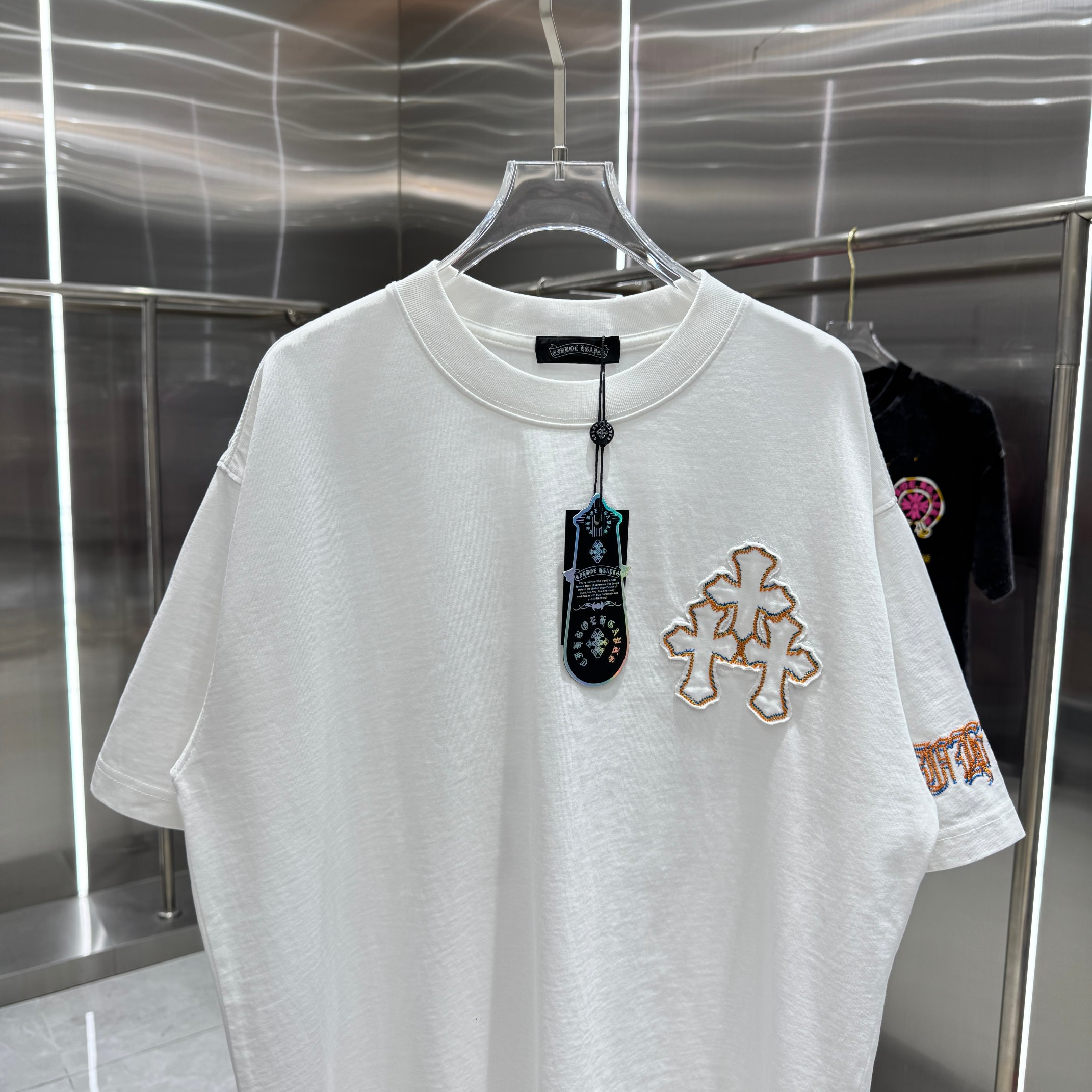 Chrome Hearts 克罗心 CH 春夏新款 2026 贴布绣花工艺短袖T恤 重工面料300克重