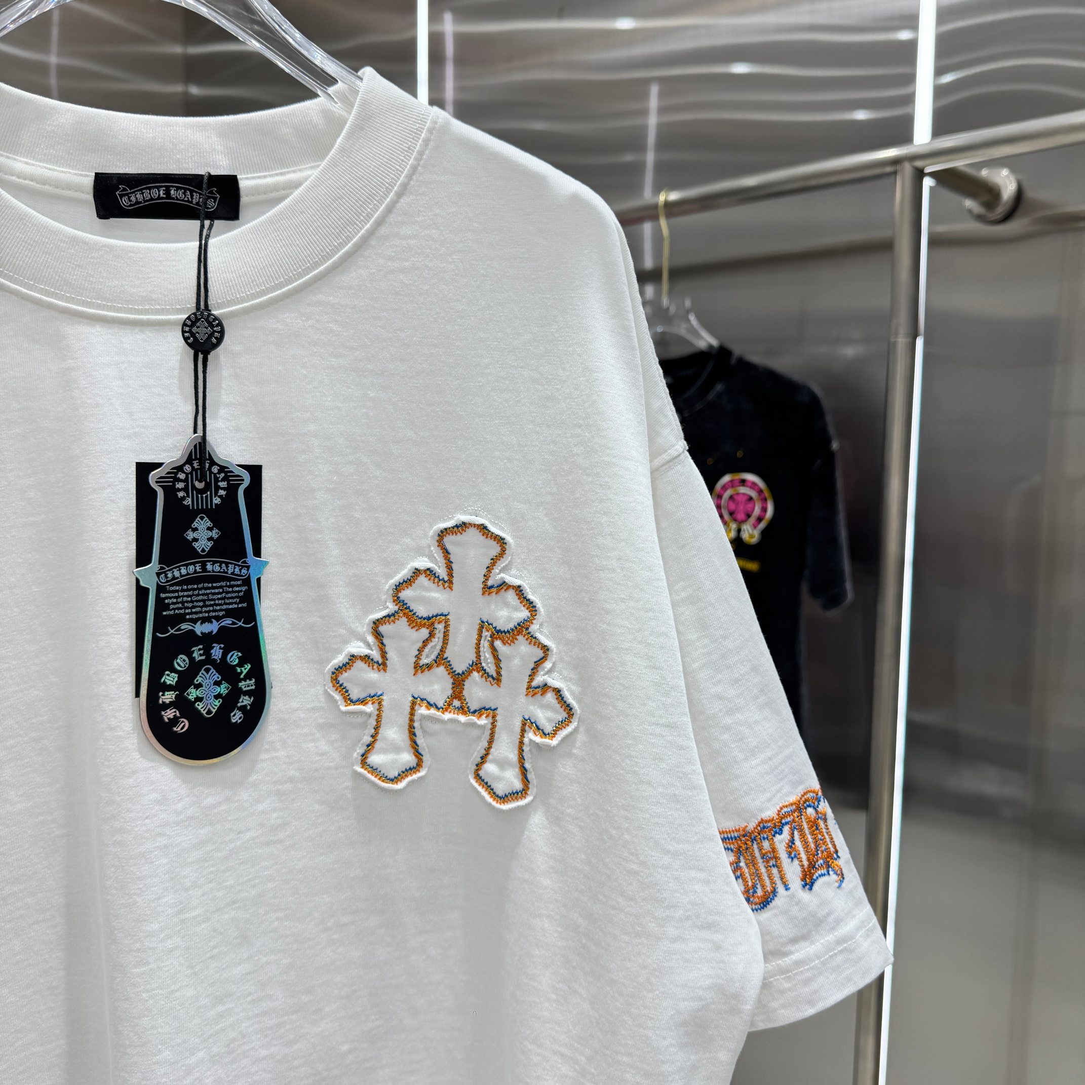 Chrome Hearts 克罗心 CH 春夏新款 2026 贴布绣花工艺短袖T恤 重工面料300克重