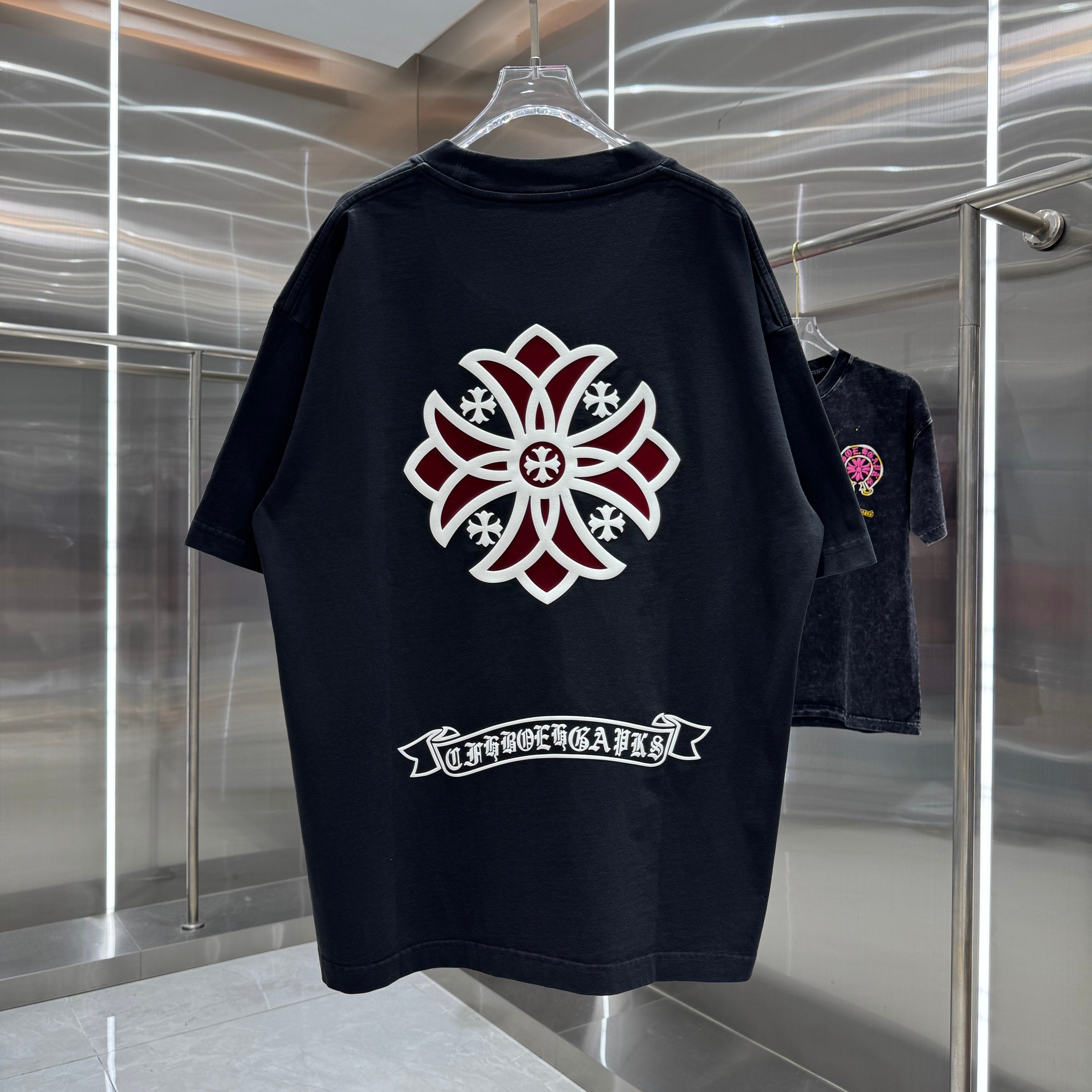 Chrome Hearts 克罗心 CH 春夏新款 2026 十字架工艺短袖T恤 重工面料300克重