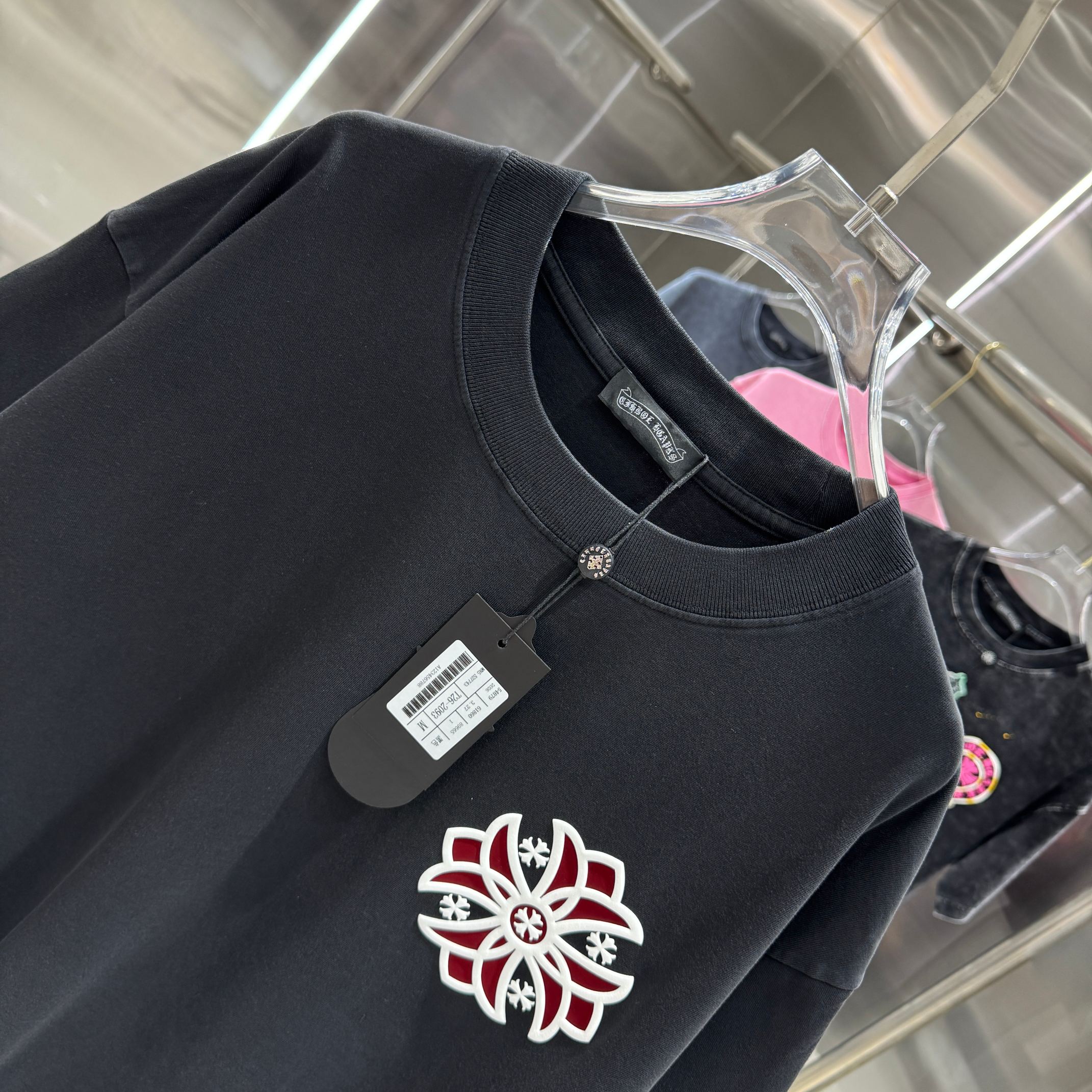Chrome Hearts 克罗心 CH 春夏新款 2026 十字架工艺短袖T恤 重工面料300克重