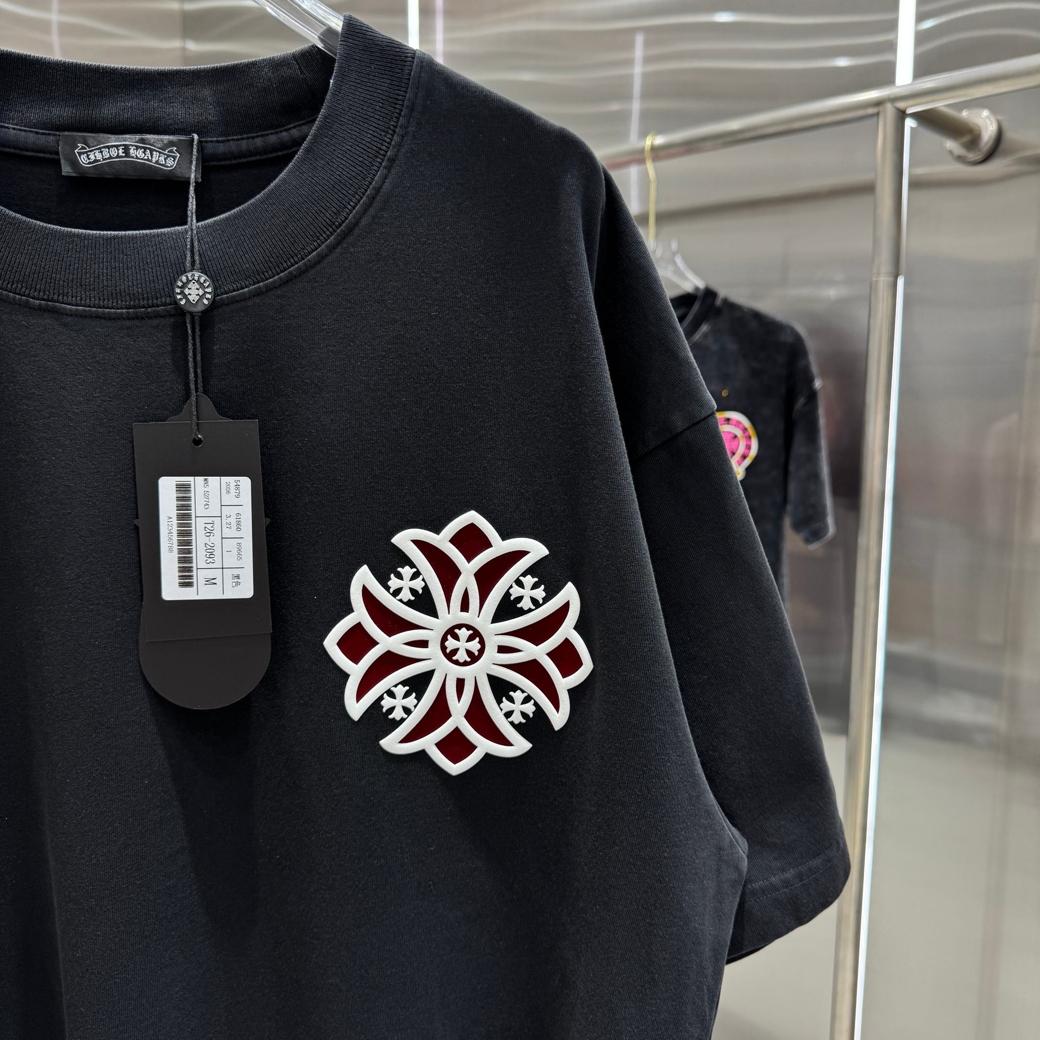 Chrome Hearts 克罗心 CH 春夏新款 2026 十字架工艺短袖T恤 重工面料300克重