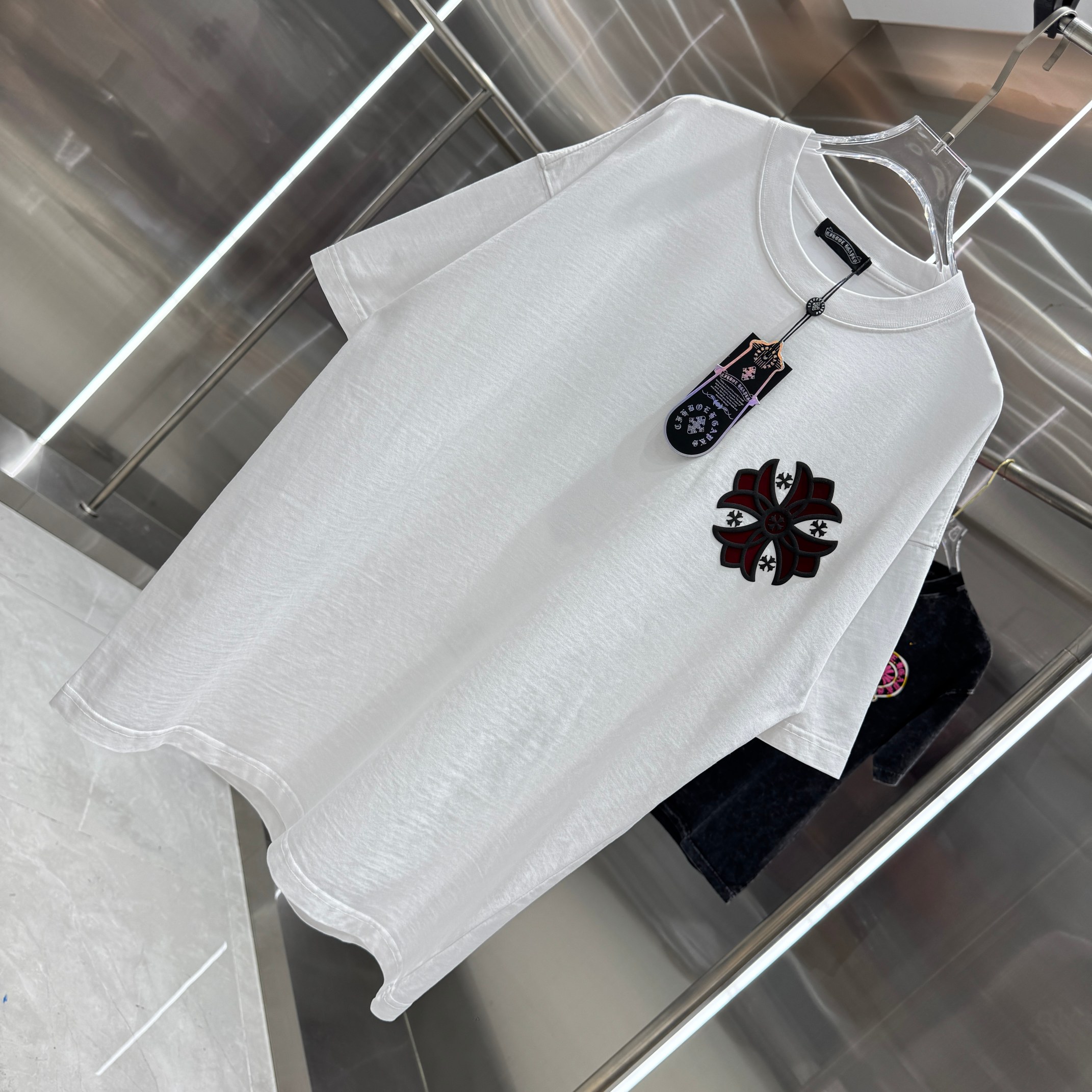 Chrome Hearts 克罗心 CH 春夏新款 2026 十字架工艺短袖T恤 重工面料300克重