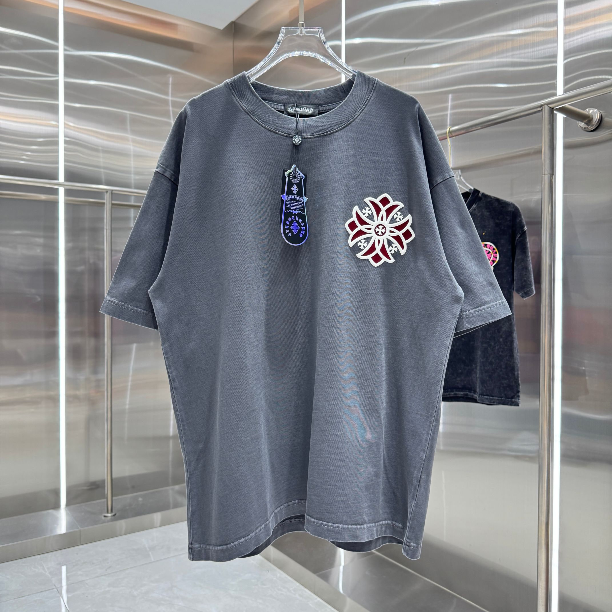 Chrome Hearts 克罗心 CH 春夏新款 2026 十字架工艺短袖T恤 重工面料300克重
