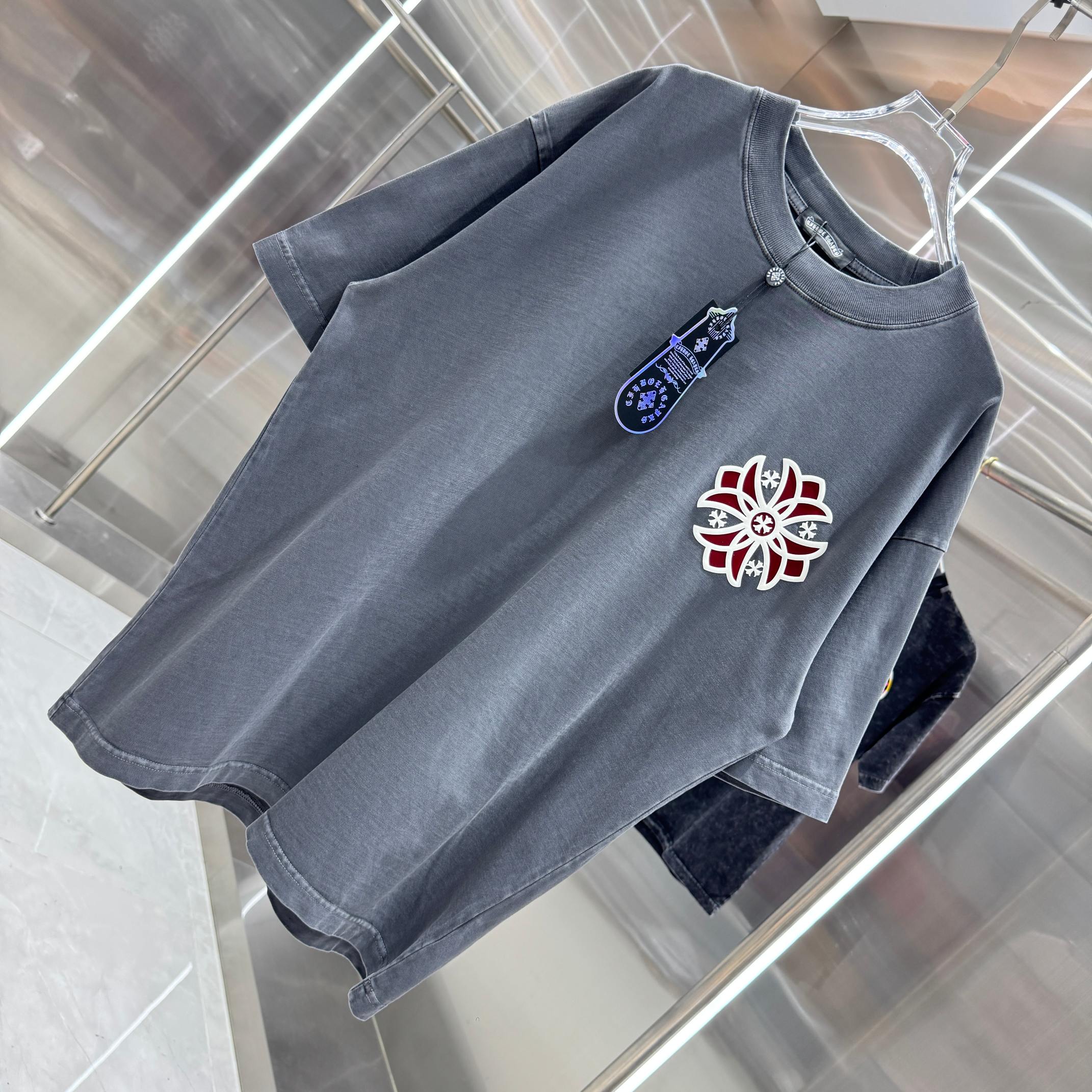 Chrome Hearts 克罗心 CH 春夏新款 2026 十字架工艺短袖T恤 重工面料300克重
