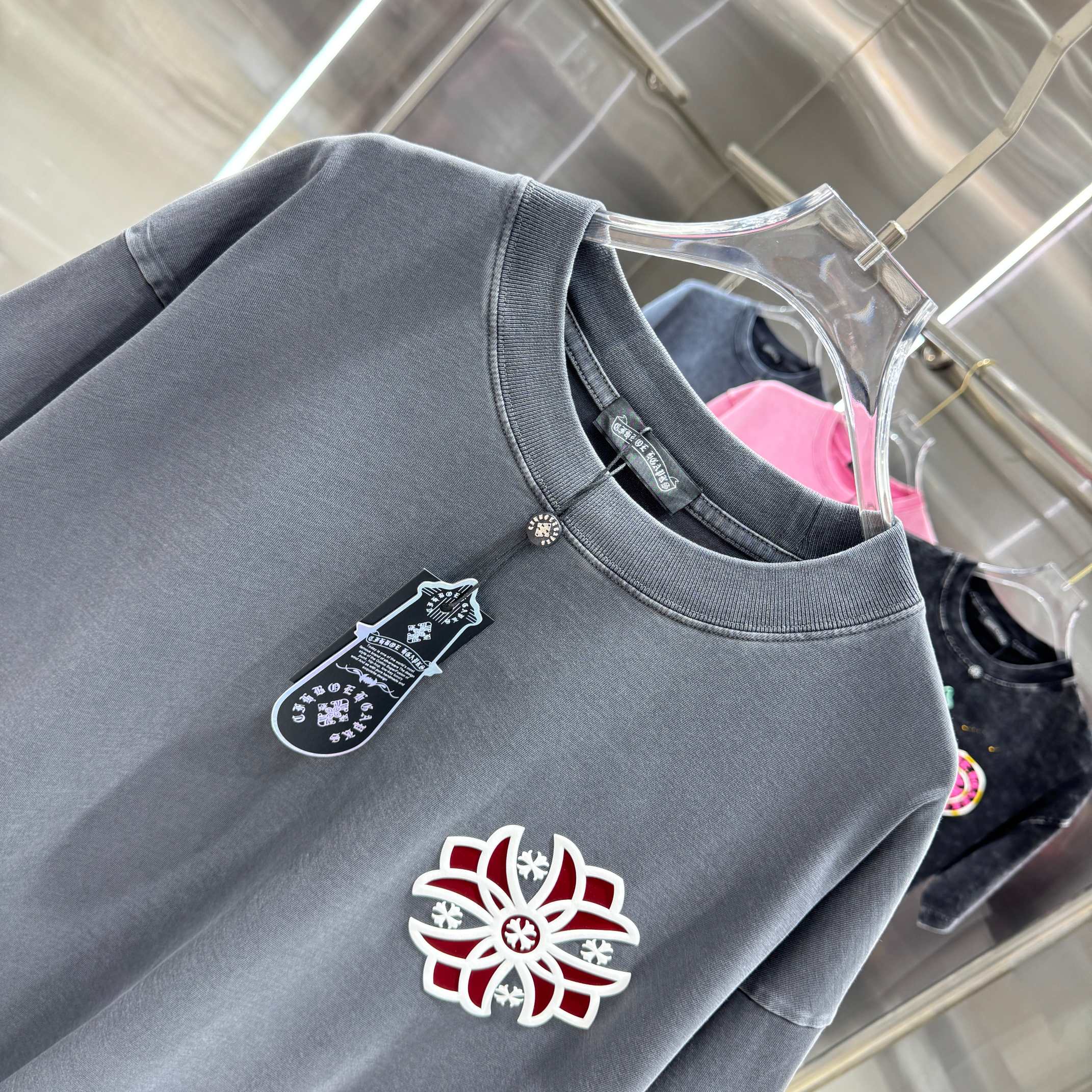Chrome Hearts 克罗心 CH 春夏新款 2026 十字架工艺短袖T恤 重工面料300克重