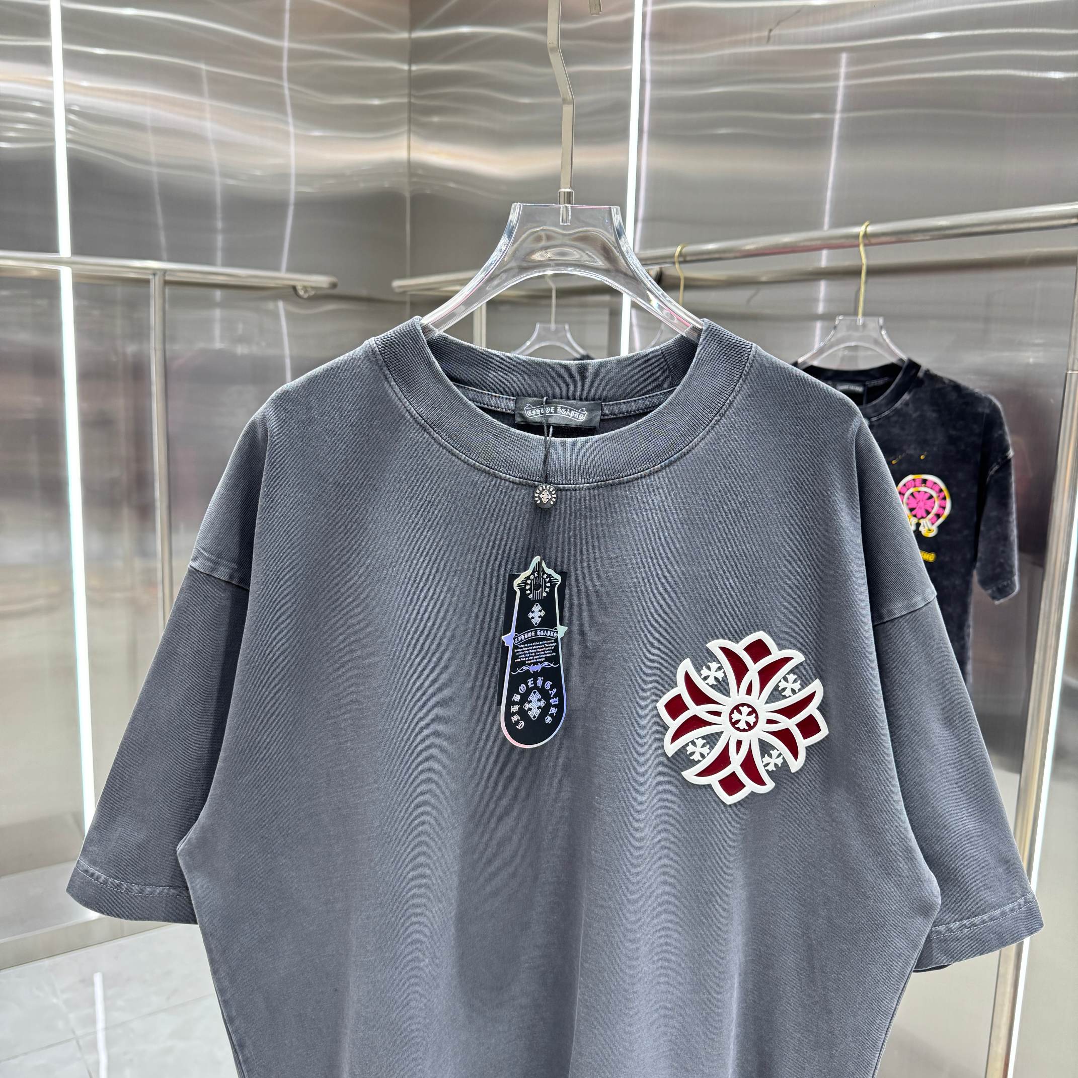 Chrome Hearts 克罗心 CH 春夏新款 2026 十字架工艺短袖T恤 重工面料300克重