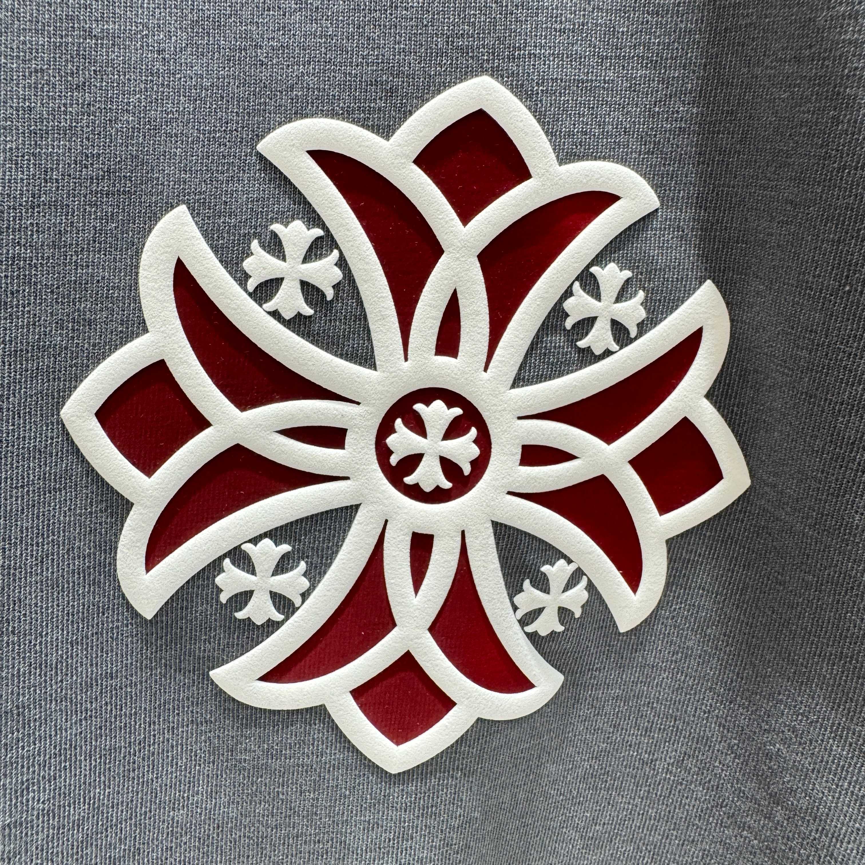 Chrome Hearts 克罗心 CH 春夏新款 2026 十字架工艺短袖T恤 重工面料300克重
