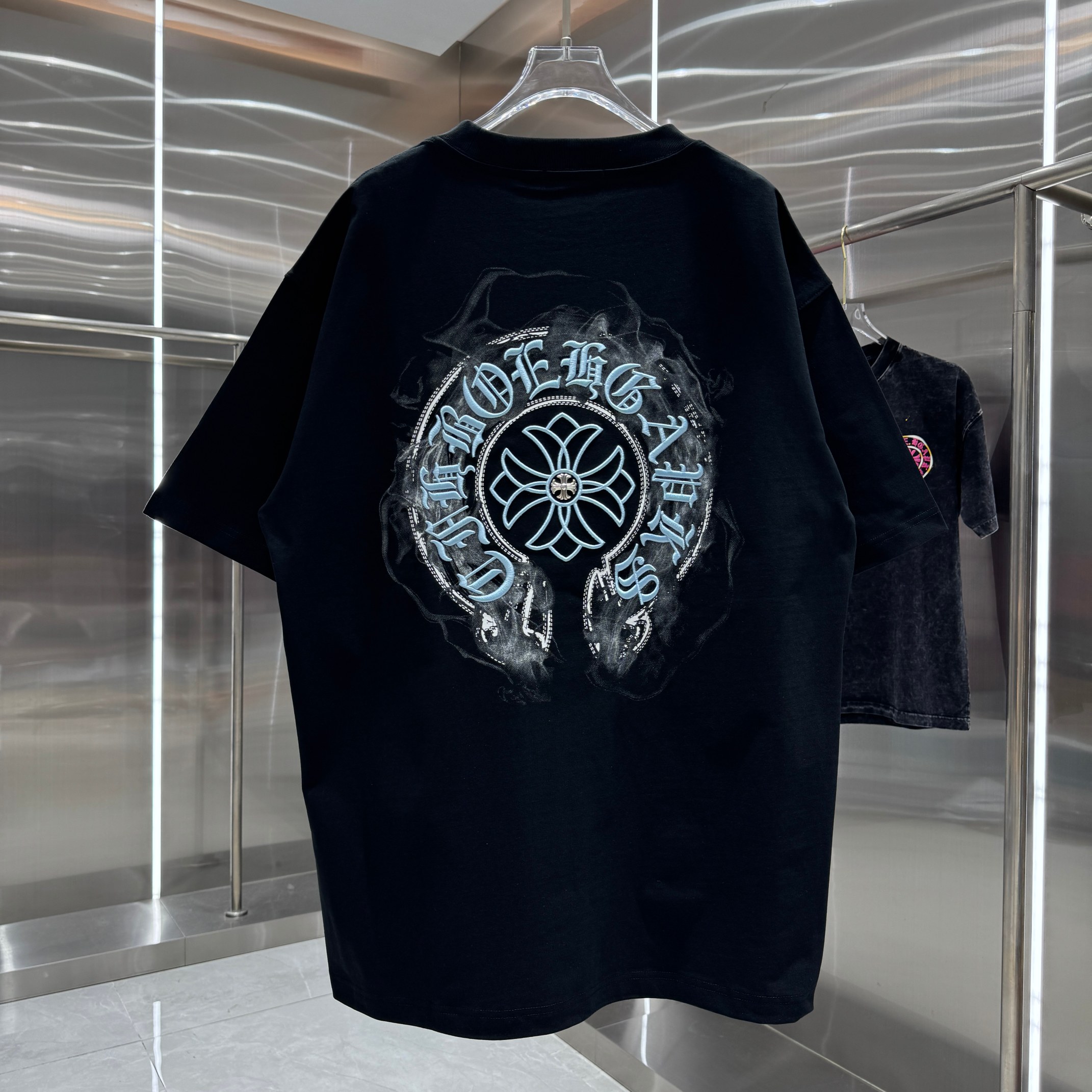 Chrome Hearts 克罗心 CH 春夏新款 2026 重工刺绣工艺短袖T恤 重工面料300克重