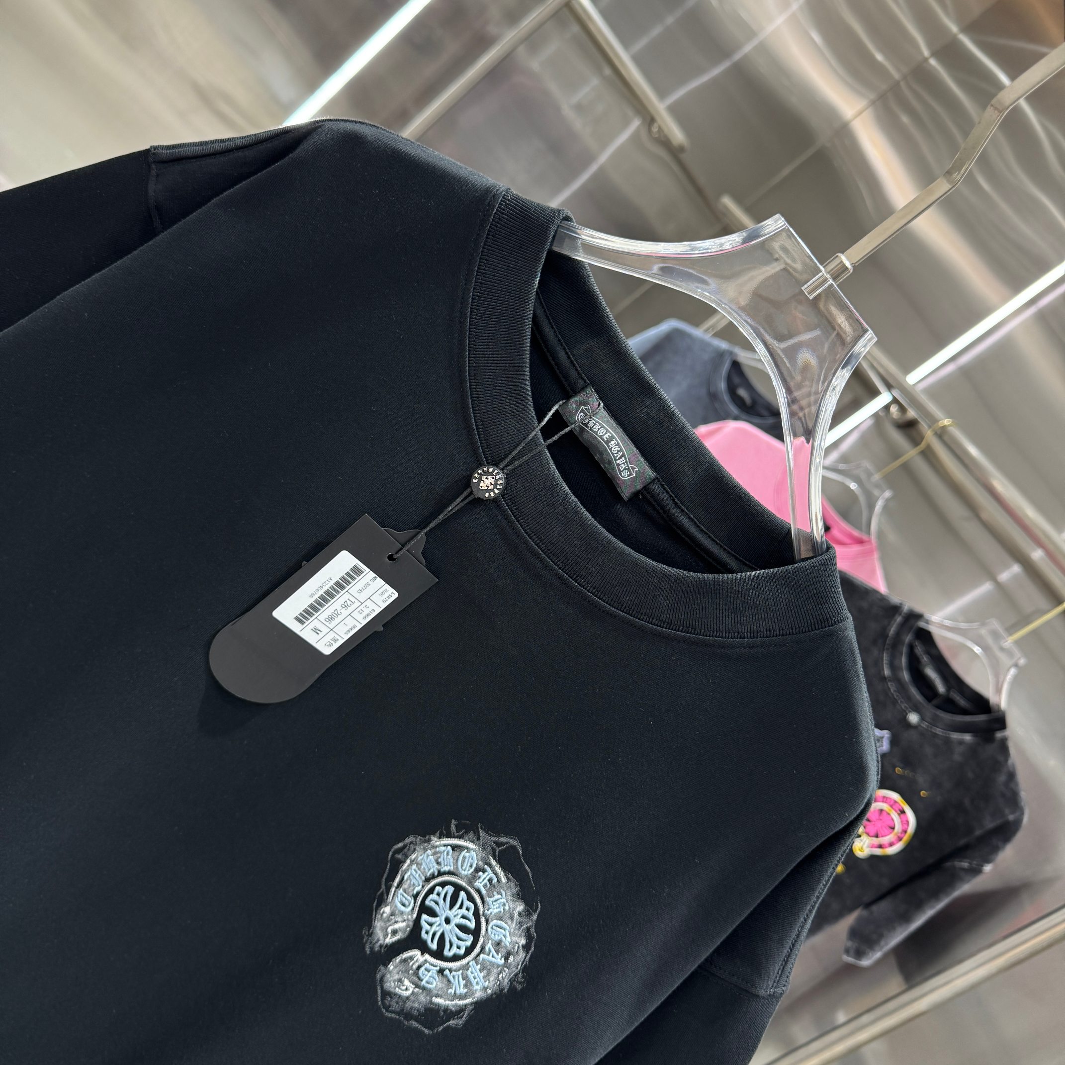 Chrome Hearts 克罗心 CH 春夏新款 2026 重工刺绣工艺短袖T恤 重工面料300克重