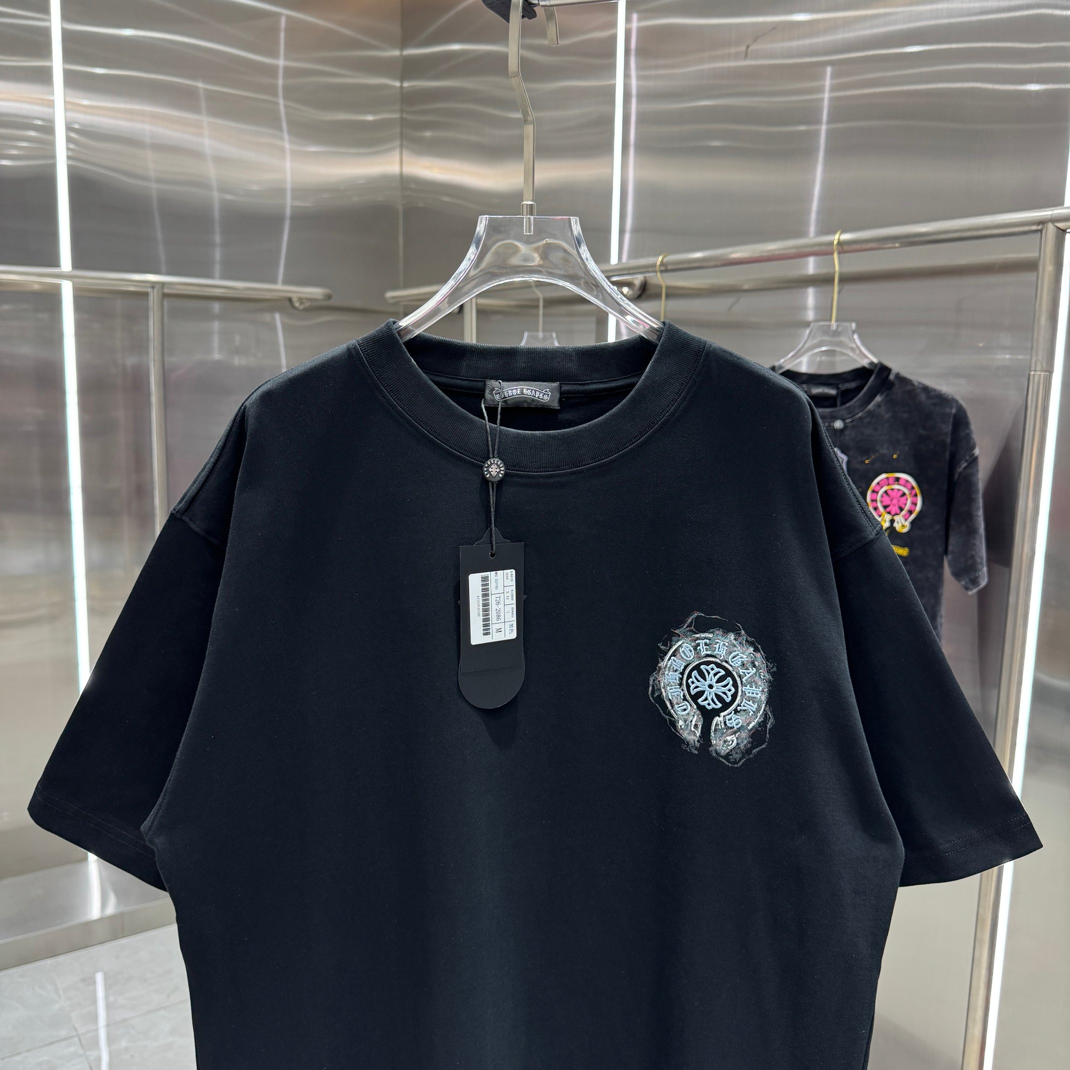 Chrome Hearts 克罗心 CH 春夏新款 2026 重工刺绣工艺短袖T恤 重工面料300克重