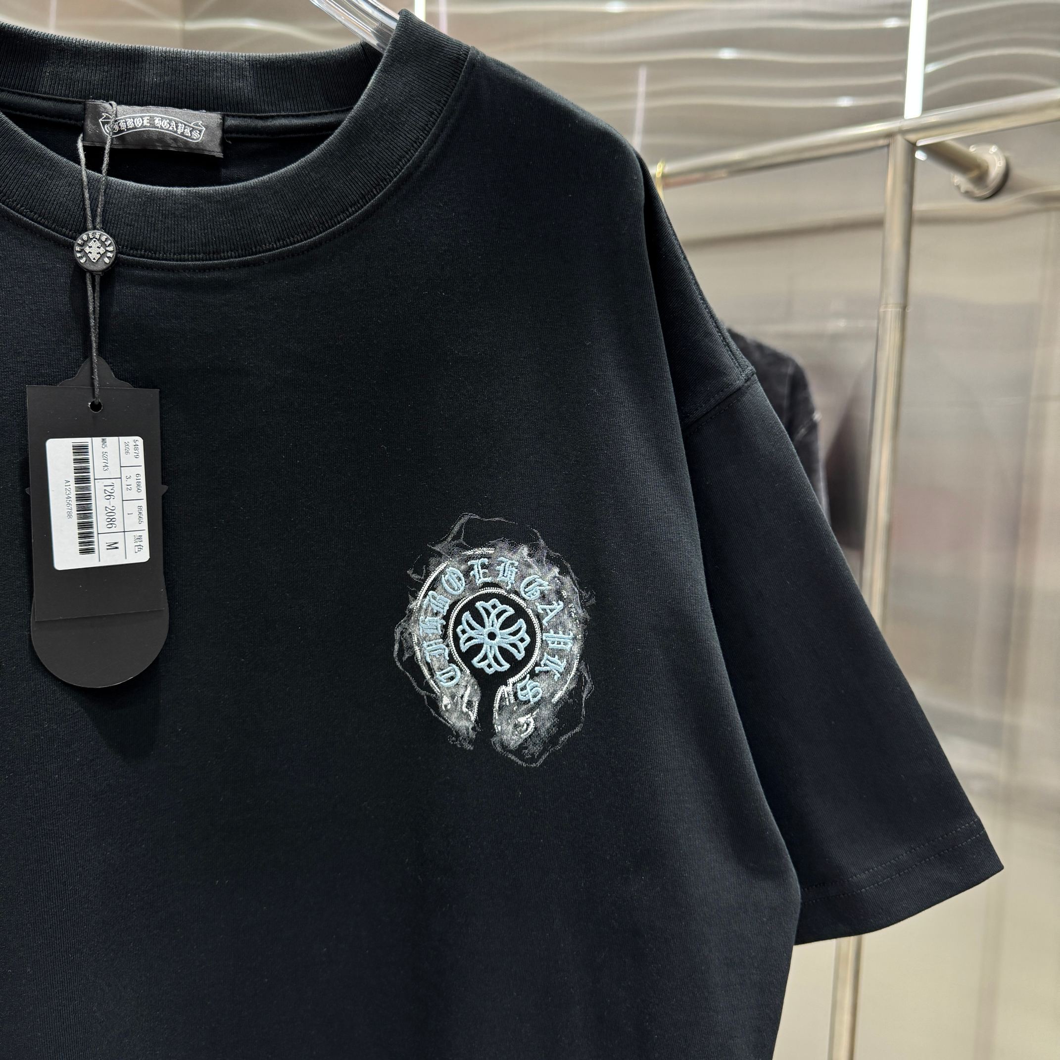 Chrome Hearts 克罗心 CH 春夏新款 2026 重工刺绣工艺短袖T恤 重工面料300克重
