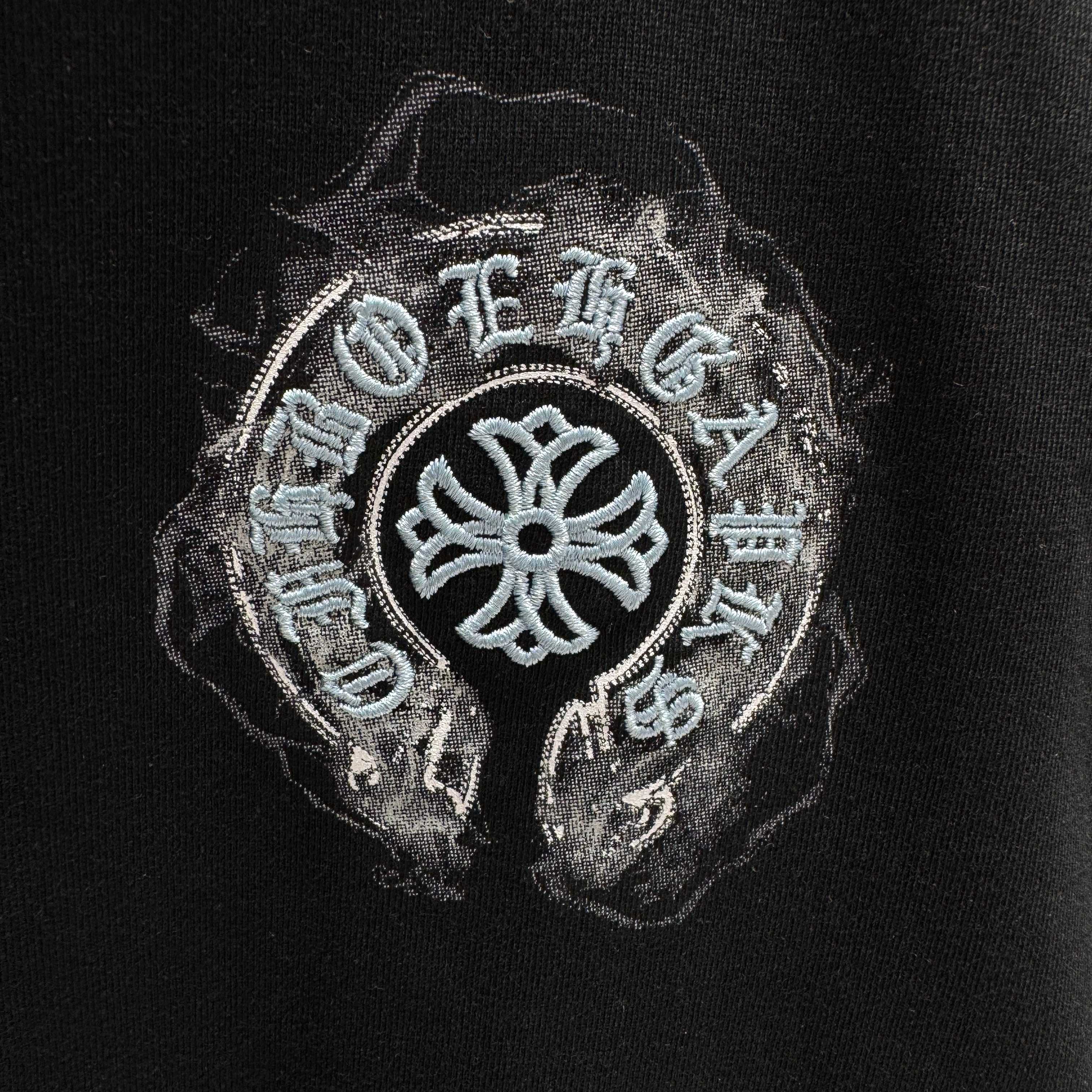 Chrome Hearts 克罗心 CH 春夏新款 2026 重工刺绣工艺短袖T恤 重工面料300克重