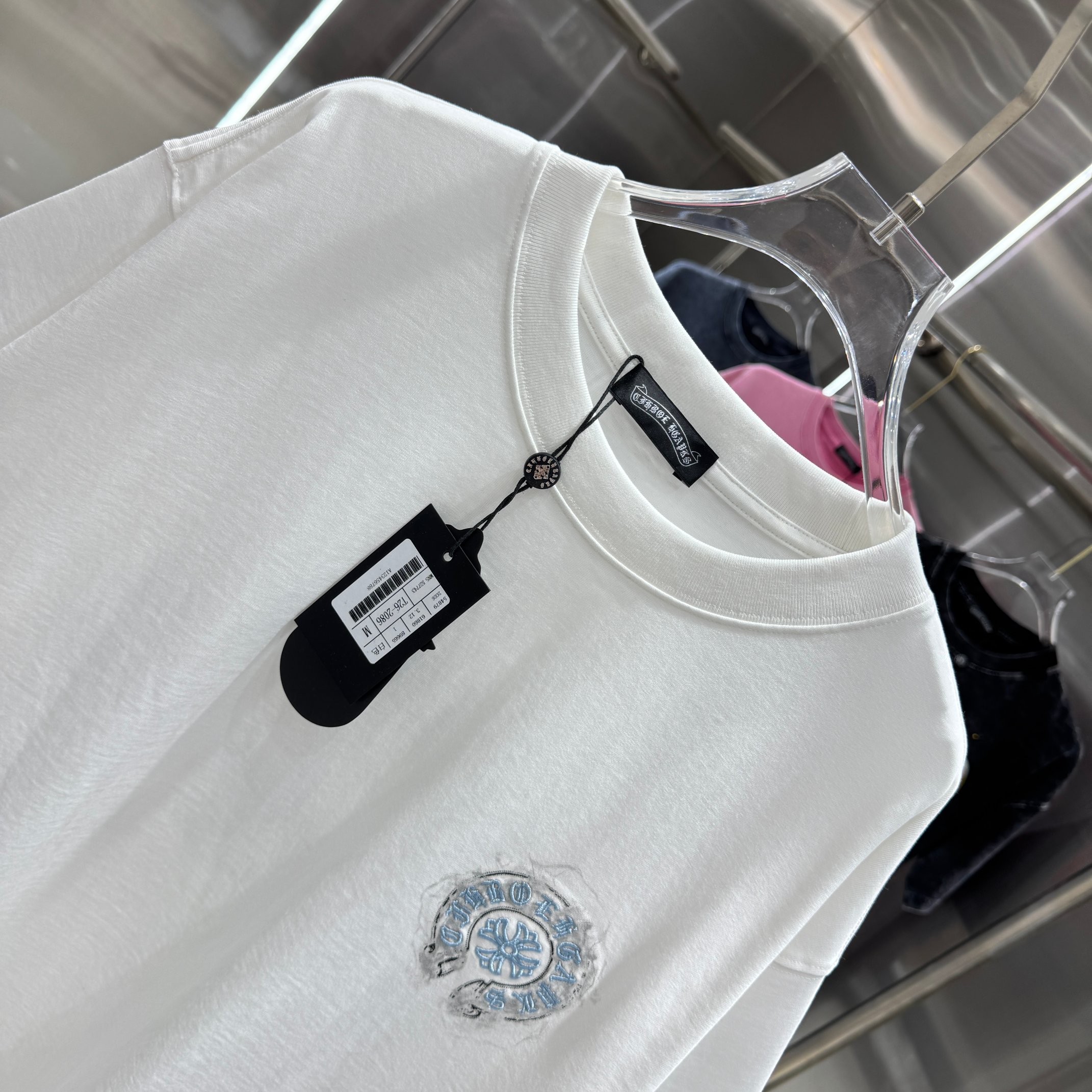 Chrome Hearts 克罗心 CH 春夏新款 2026 重工刺绣工艺短袖T恤 重工面料300克重