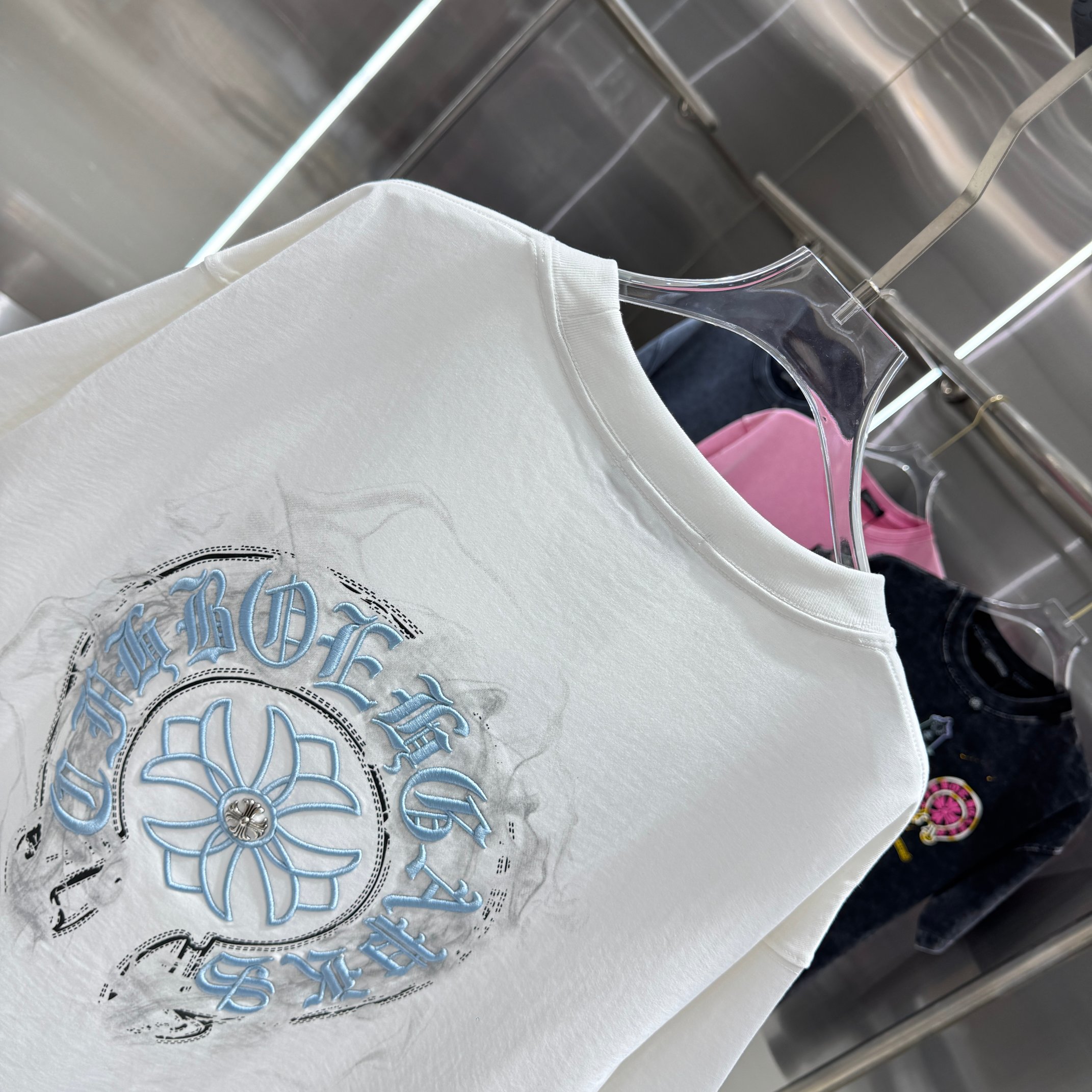 Chrome Hearts 克罗心 CH 春夏新款 2026 重工刺绣工艺短袖T恤 重工面料300克重