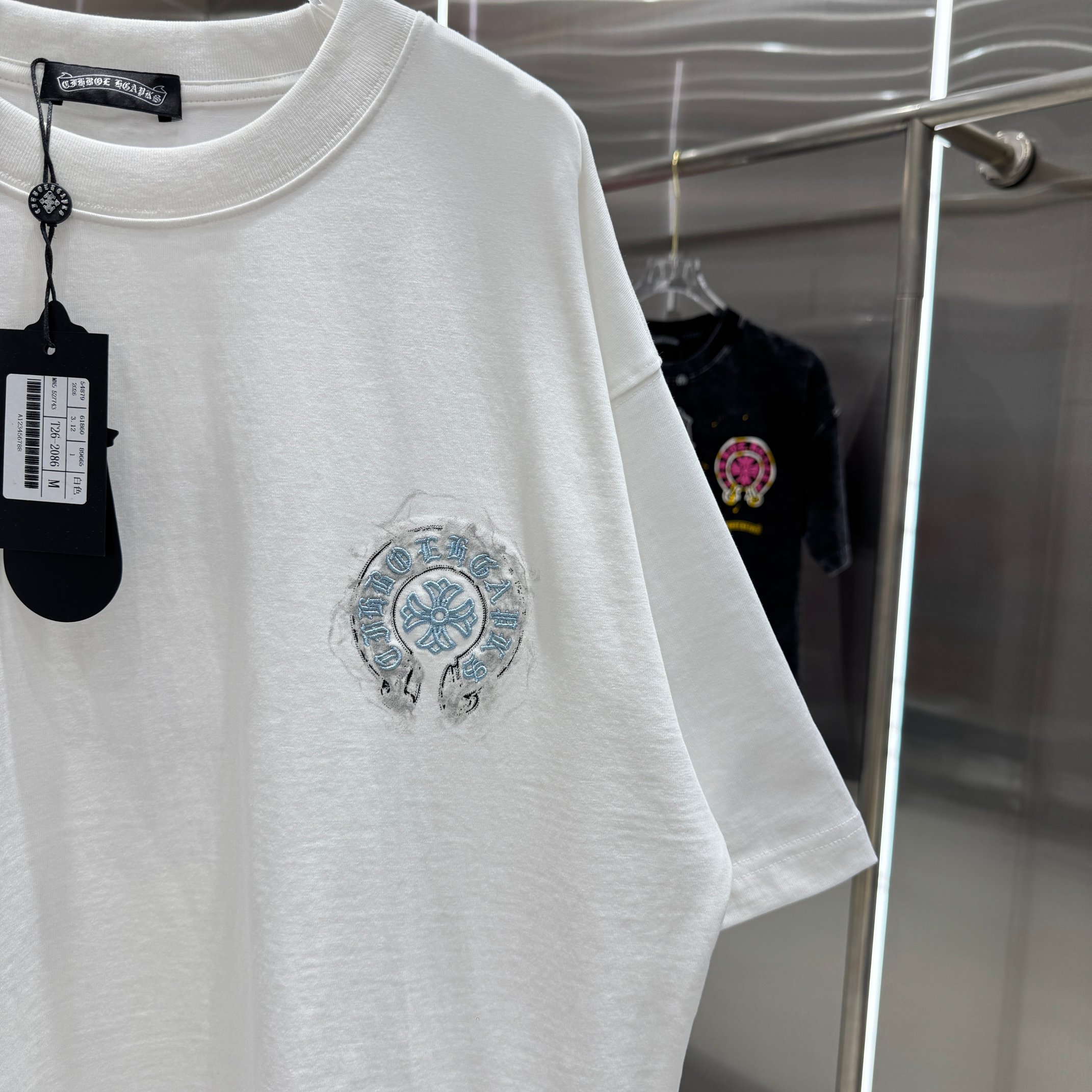 Chrome Hearts 克罗心 CH 春夏新款 2026 重工刺绣工艺短袖T恤 重工面料300克重