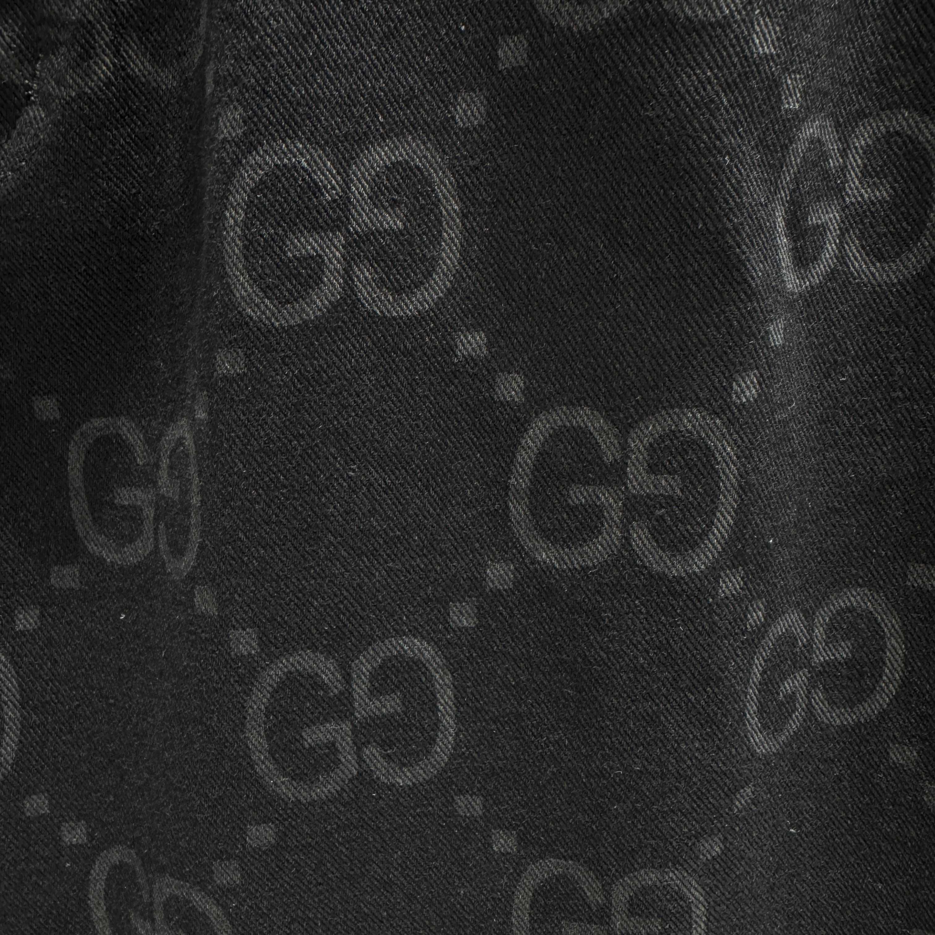 Gucci 古奇 G家 满身LOGO老花直筒牛仔裤不同水洗质感的款式 对腿细腿粗人士十分友好